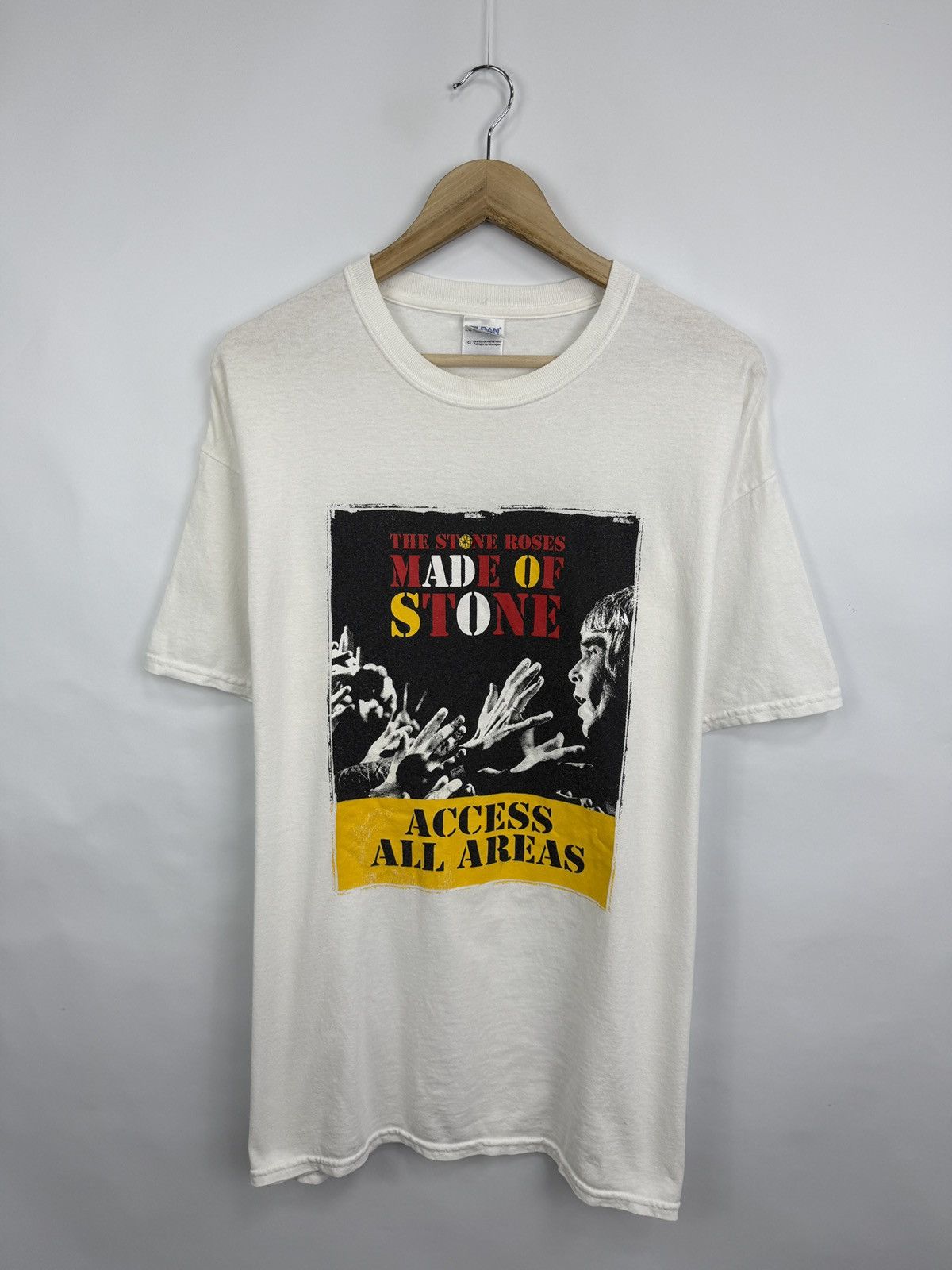 Gildan 🇬🇧 Vintage Y2K The Stone Roses Made of Stone Access All Areas Size US XL / EU 56 / 4 - 3 Thumbnail