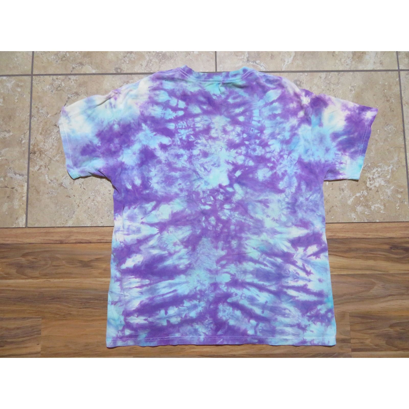 Other Tye Dye T-Shirt Green with Purple Sz XL Tie Dye Size US XL / EU 56 / 4 - 2 Thumbnail