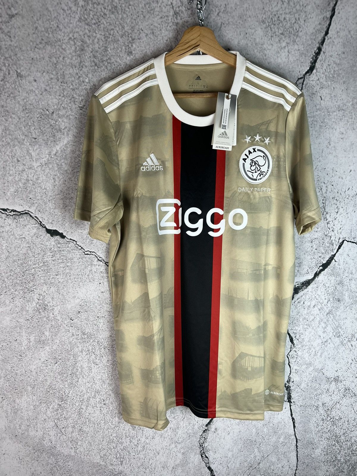 Adidas Authentic Ajax x Daily Paper football Jersey Men’s Medium Size US L / EU 52-54 / 3 - 1 Thumbnail