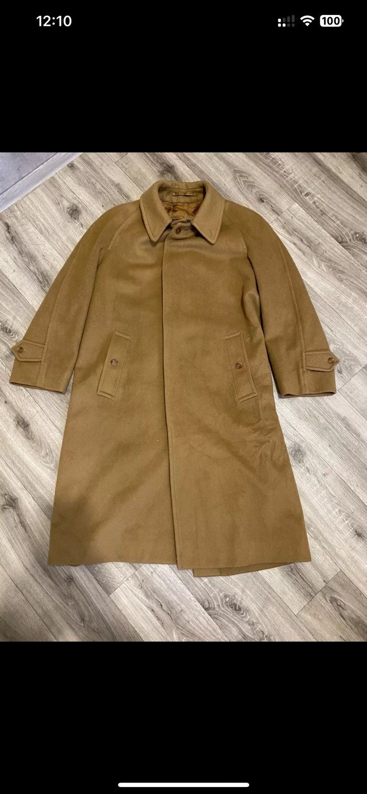 Burberry Burberrys Vintage Wool Coat Camel Size L Size US L / EU 52-54 / 3 - 1 Thumbnail