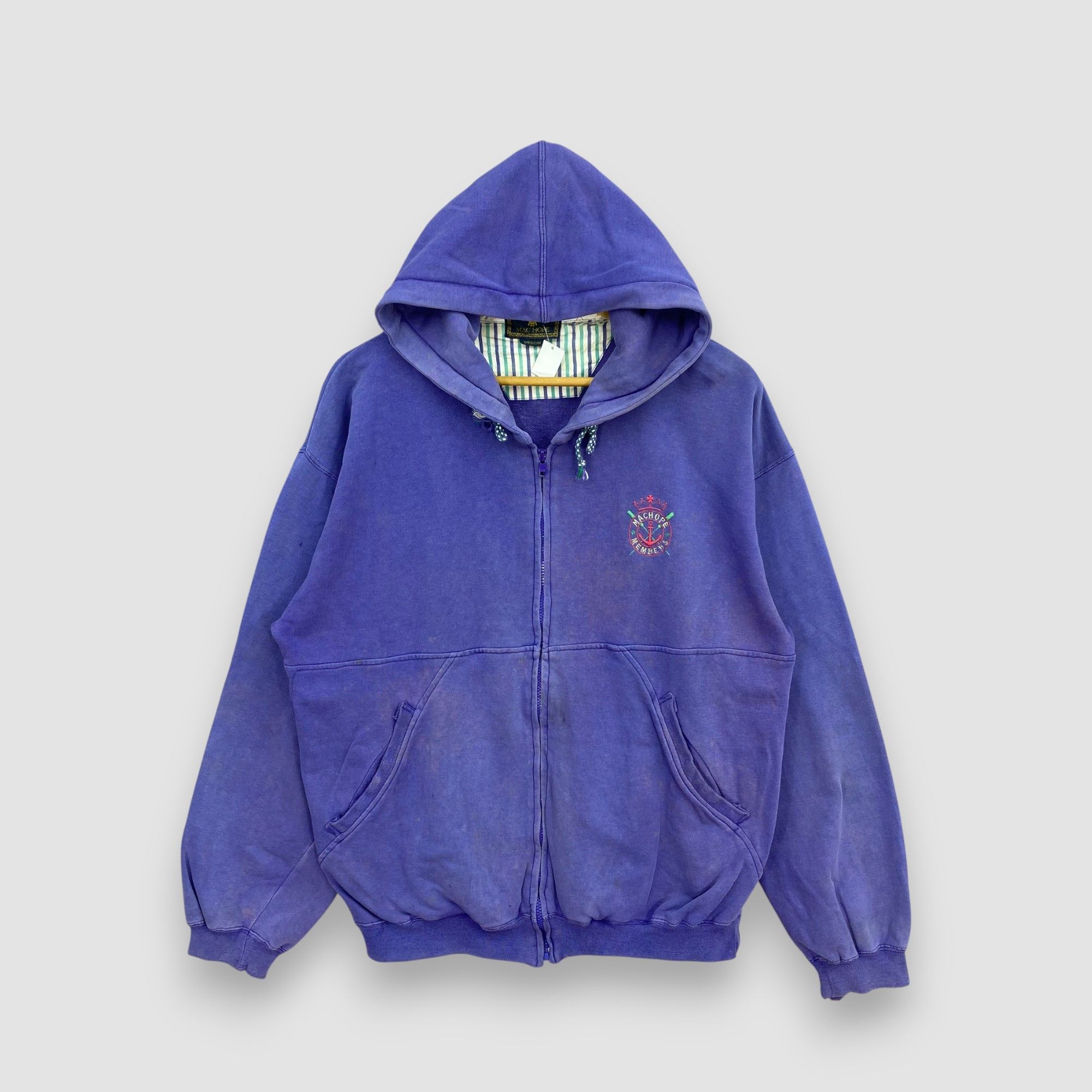 Japanese Brand Jose Wong ABCD Zip-Up Hoodie | Grailed