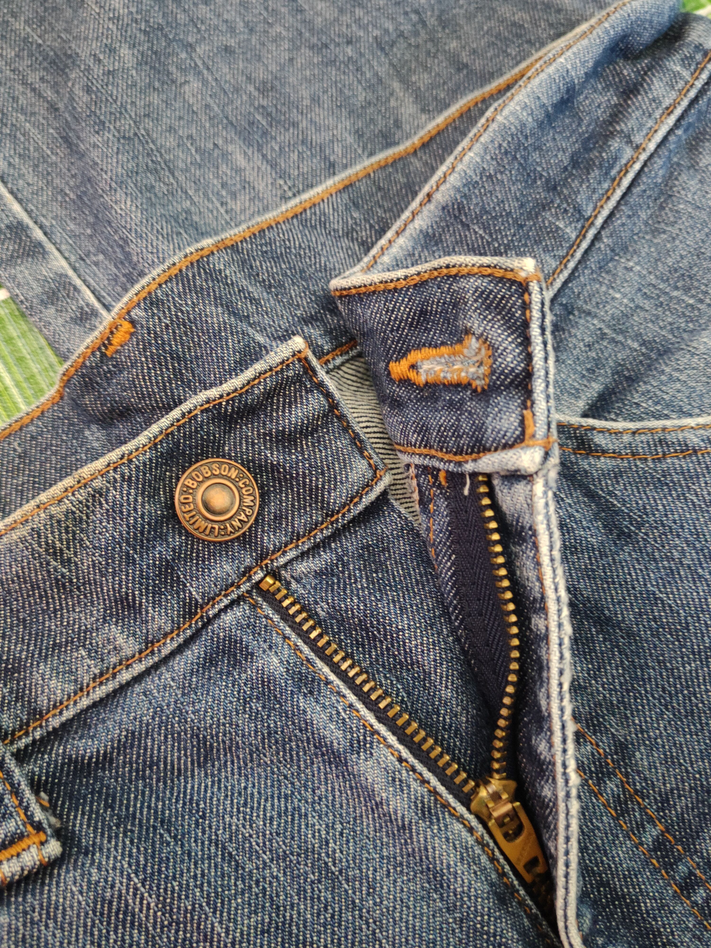 Japanese Brand Bobson Blue Distressed Ripped Jeans #S1660 Size US 30 / EU 46 - 16 Thumbnail