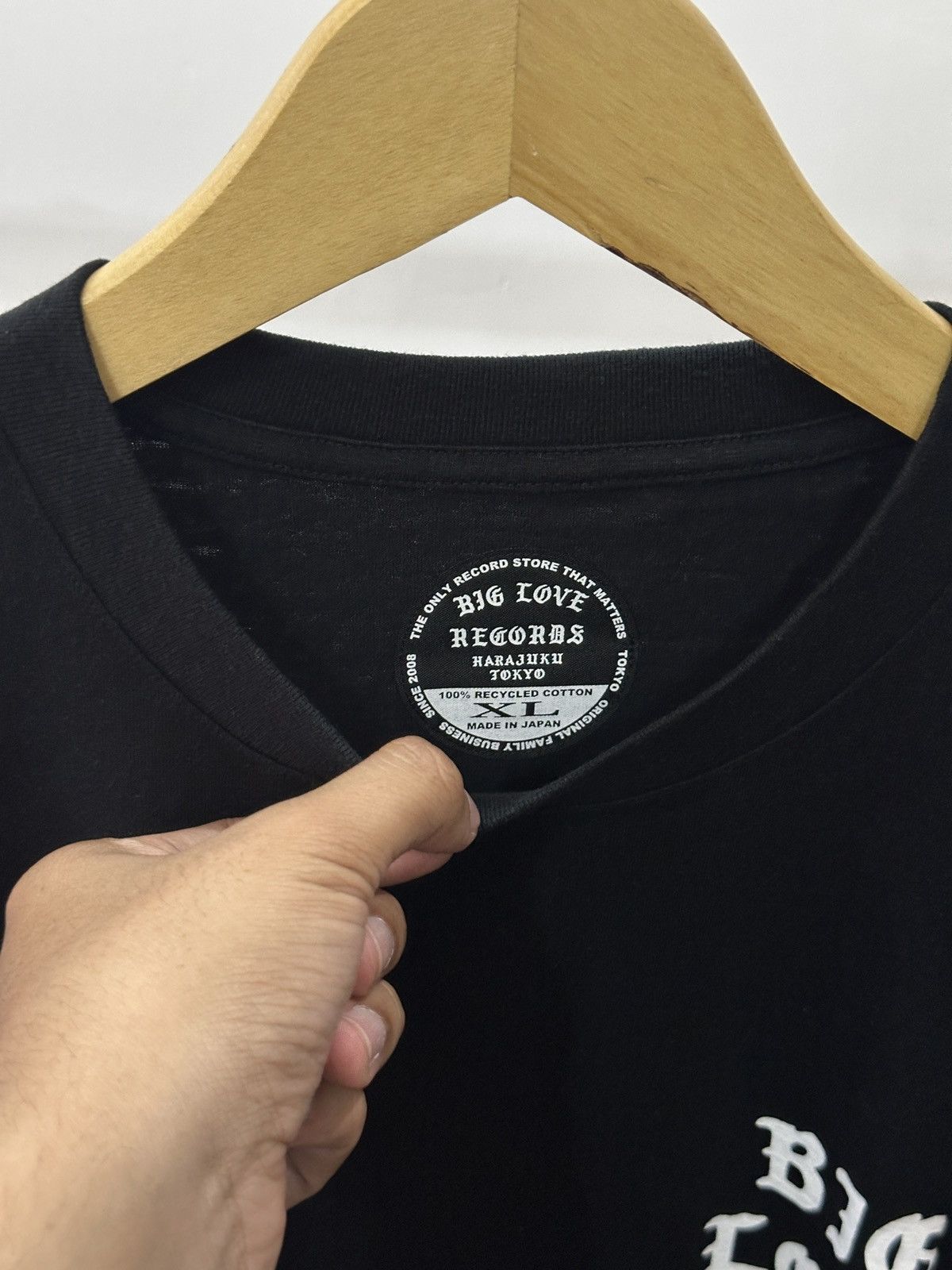 Japanese Brand Big Love Record Tokyo tee 25 "Black" - XL Size US XL / EU 56 / 4 - 3 Thumbnail