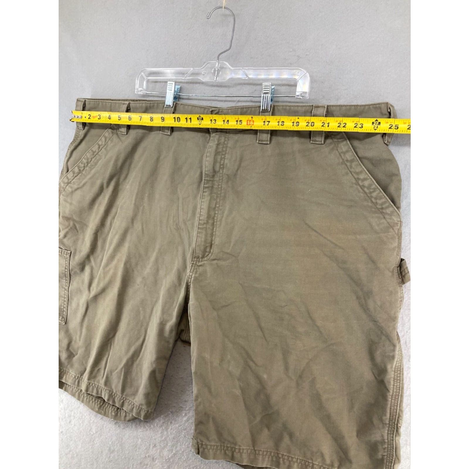 Carhartt Carhartt Mens Original Fit Work Shorts Brown Size US 34 / EU 50 - 2 Thumbnail
