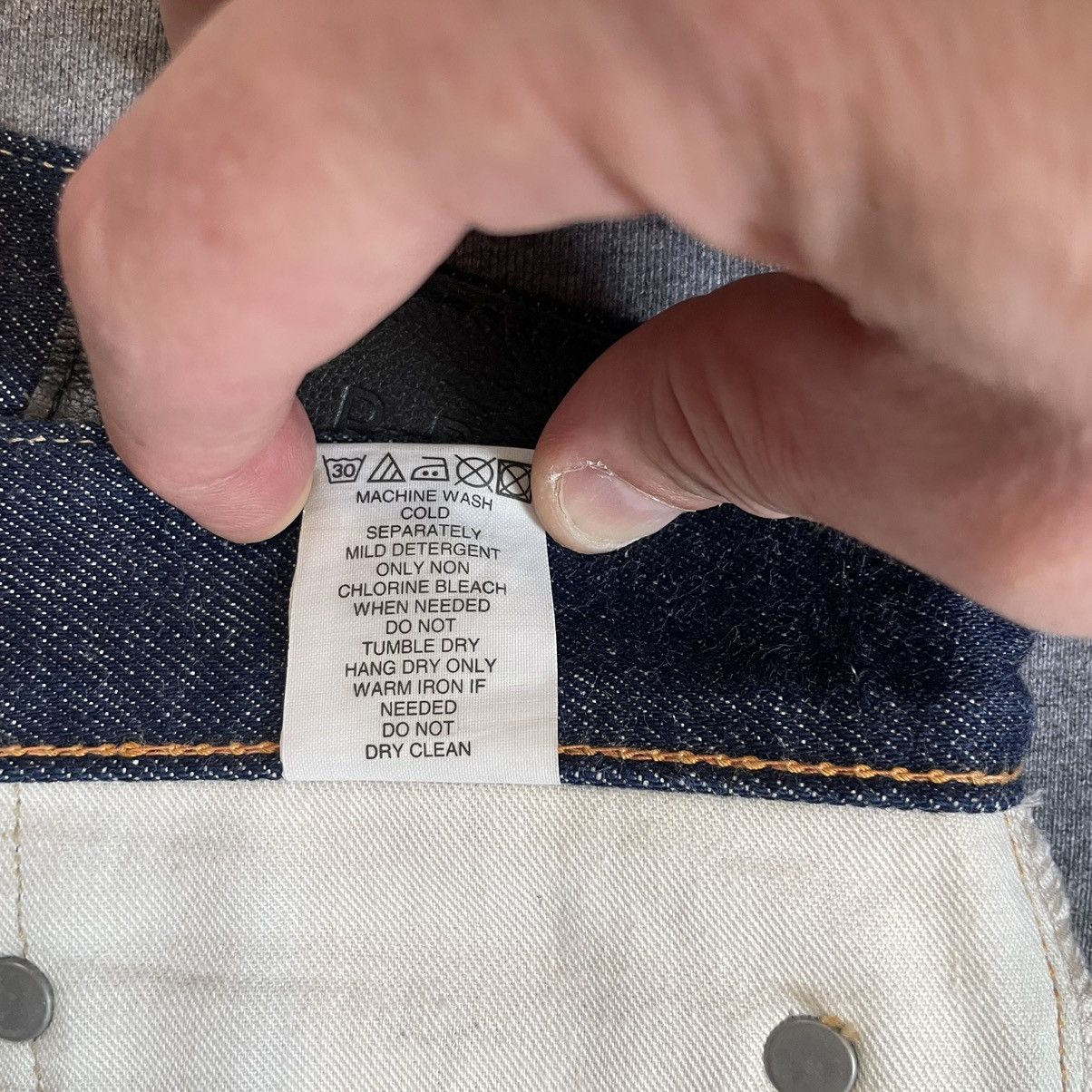 Fabric Brand & Co. Fabric Brand & Co Selvedge Slim Fit FB02-RAFA 33/29 Size US 33 - 11 Thumbnail