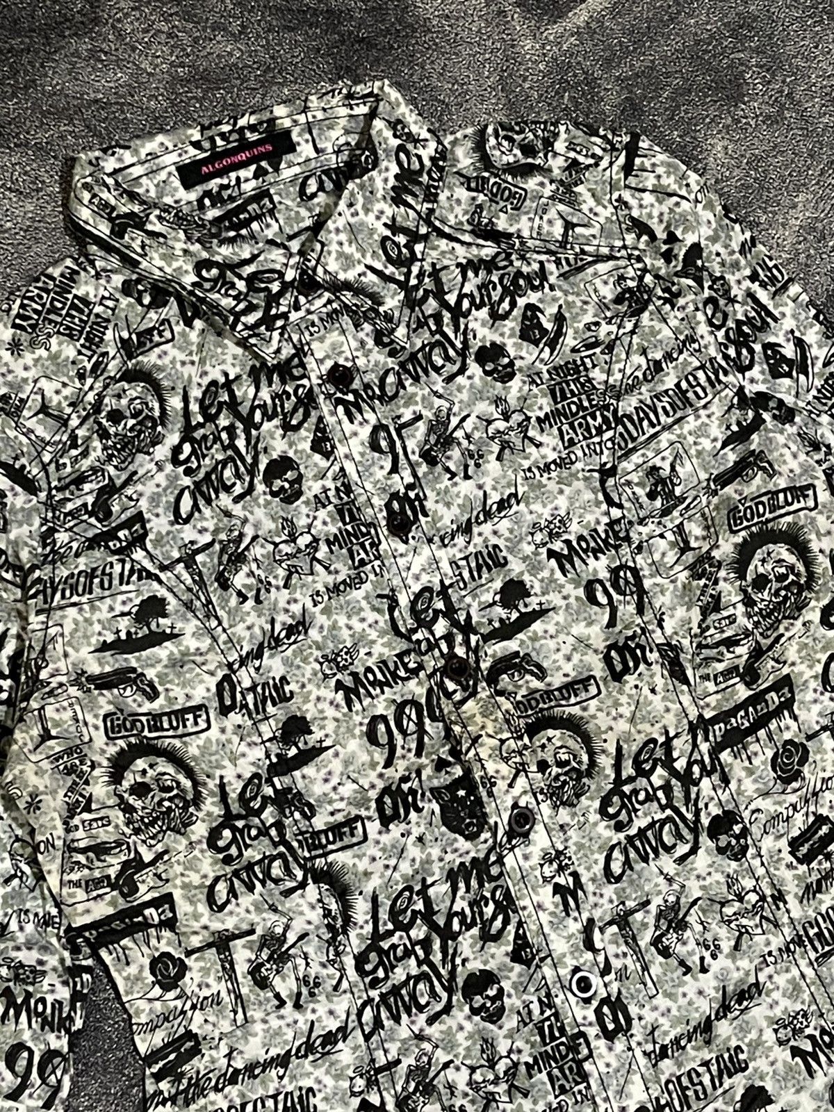 If Six Was Nine Algonquins Punk Poem Fullprint Shirts Size US S / EU 44-46 / 1 - 5 Thumbnail