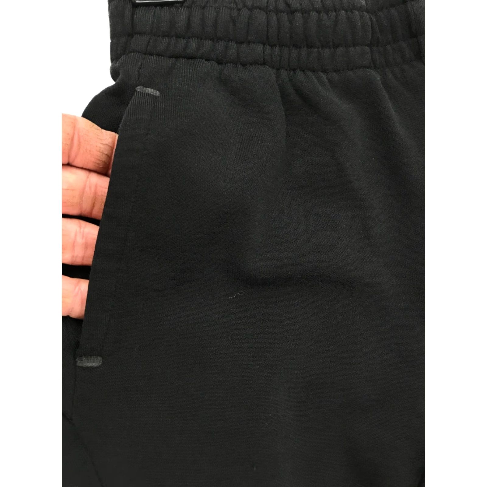 Tek Gear Tek Gear Jogger Mens Size S Solid Black DryTek Sweatpants w/ Pockets Pull On Size US 27 - 3 Thumbnail