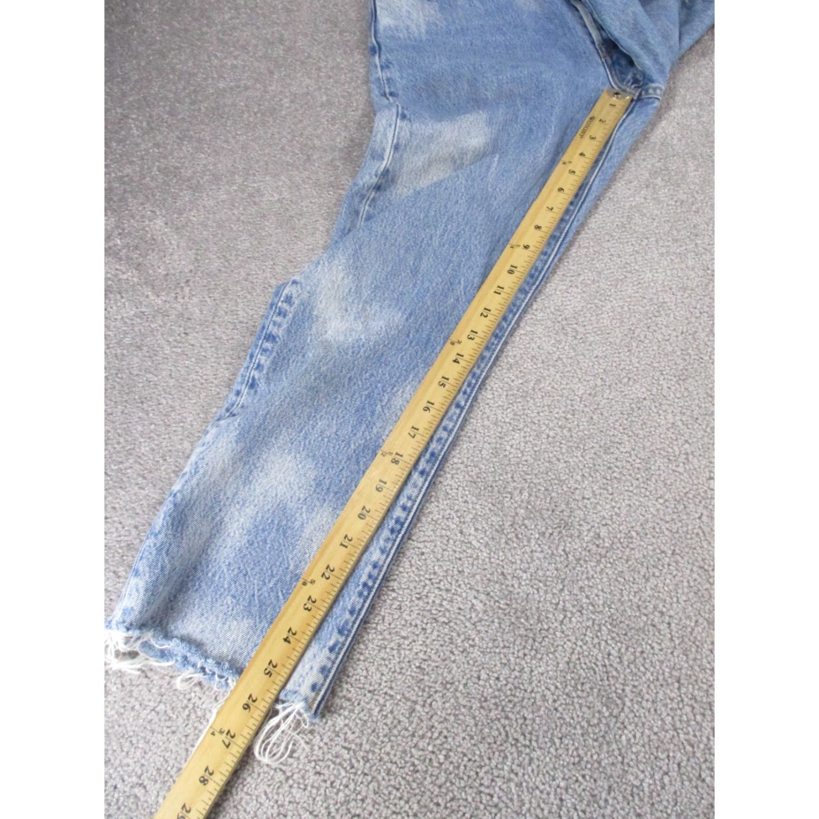 Levi's Levi's 501 Jeans Womens 29 Light Blue Denim Button Fly High Rise Straight Pants Shirt? Size 29" - 5 Thumbnail