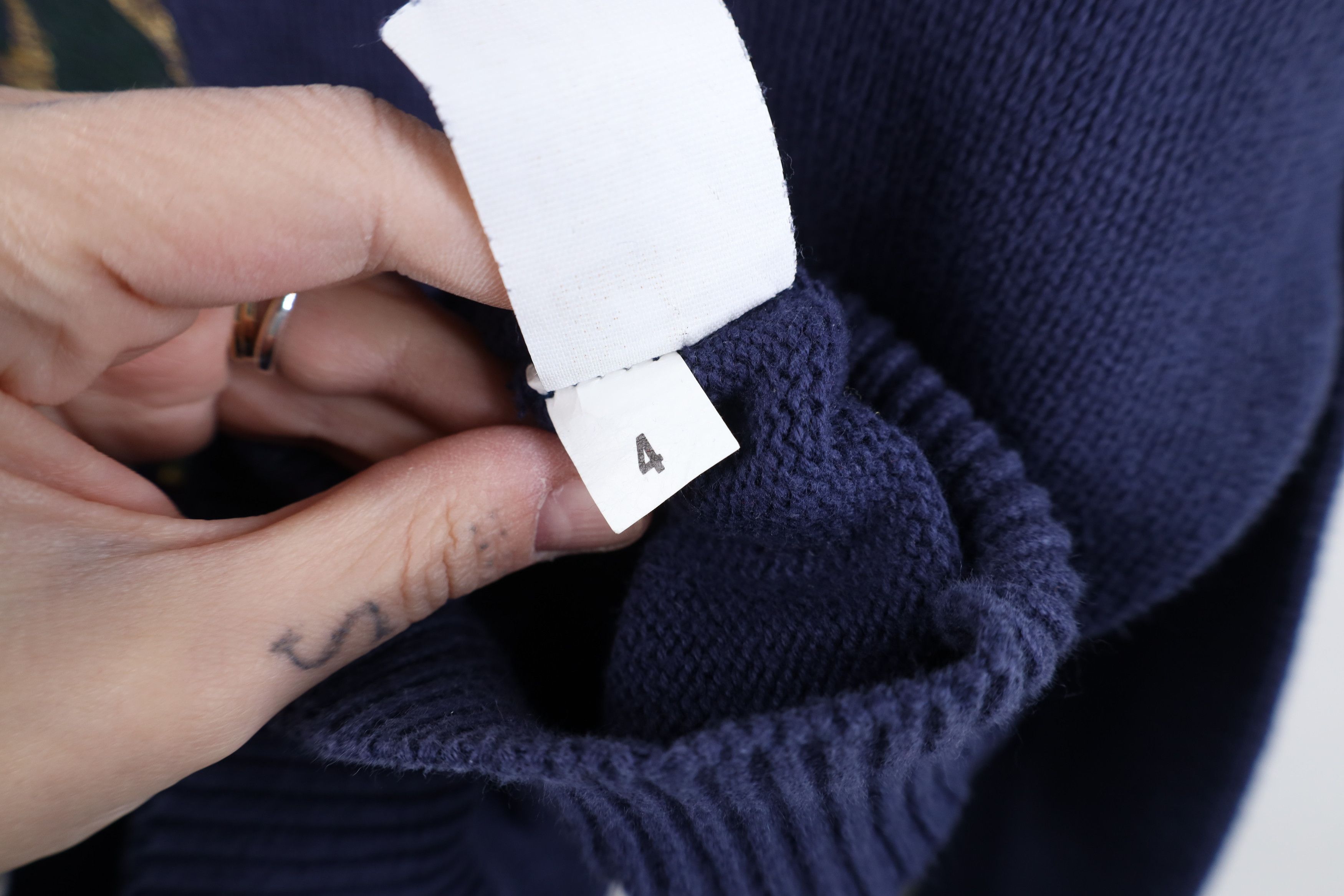 Vintage Vintage 90s Streetwear Golfing Knit Crewneck Sweater Blue Size US XL / EU 56 / 4 - 11 Thumbnail