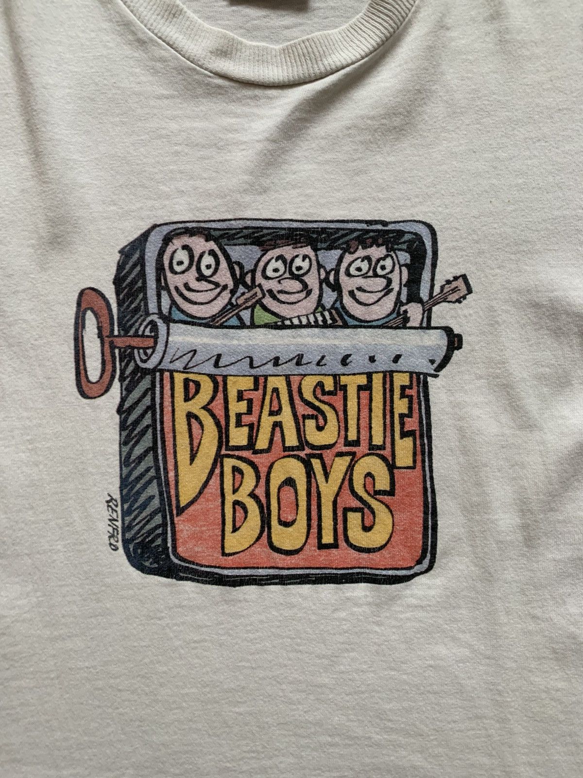 Vintage 🔥BEASTIE BOYS HELLO NASTY 1998 TOUR PROMO T-SHIRT Size US M / EU 48-50 / 2 - 3 Thumbnail