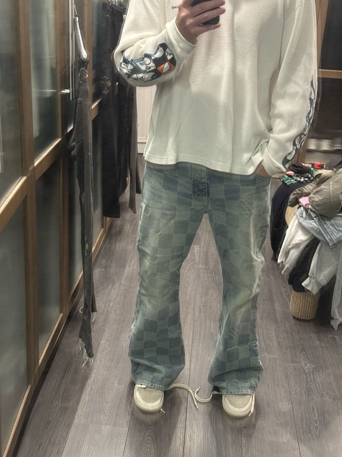 Louis Vuitton Louis Vuitton x Pharrell - 1st Fashion Show denim - 34 Size US 34 / EU 50 - 6 Thumbnail