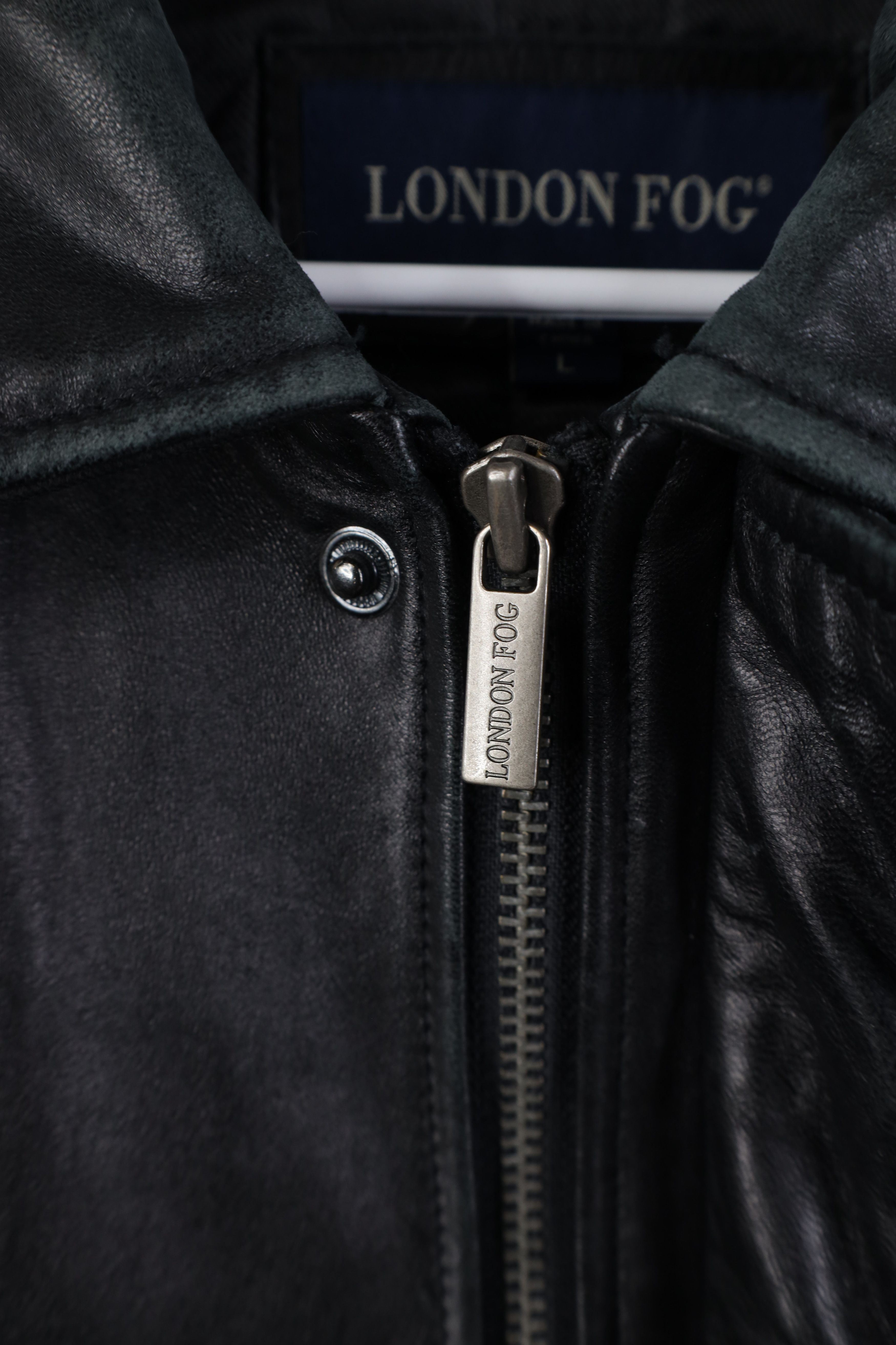 Vintage Vintage 90s Streetwear Soft Leather Bomber Jacket Black Size US L / EU 52-54 / 3 - 13 Thumbnail