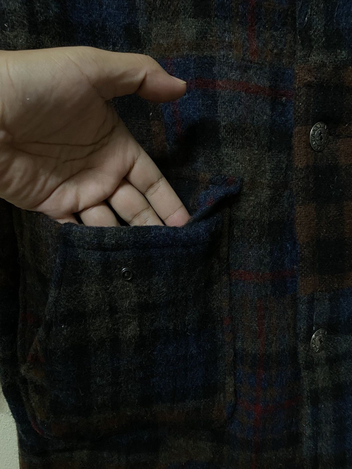 Woolrich Woolen Mills 80s Woolrich Native wool Aztec navajo mexico blanket jacket Size US M / EU 48-50 / 2 - 7 Thumbnail