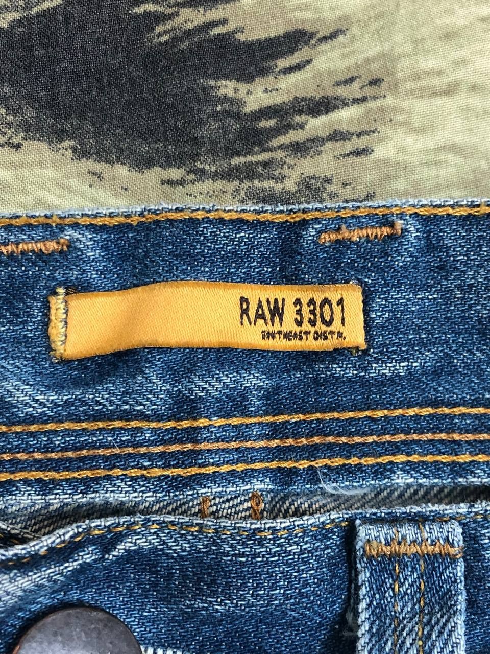 G-Star Vintage distressed jeans Y2K G-Star Raw logo streetwear Size US 30 / EU 46 - 2 Thumbnail