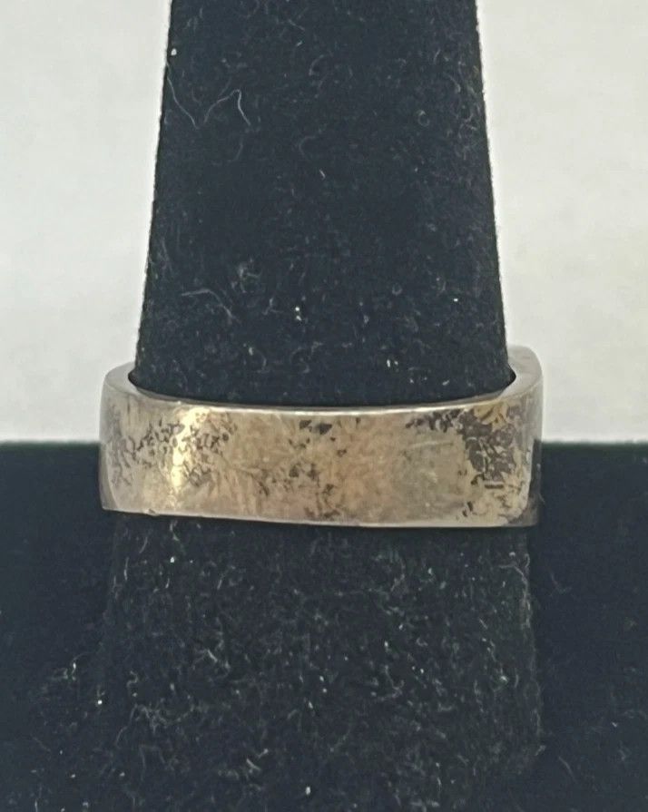 Jewelry Vintage Sterling Silver Ring Blue Sodalite 10 Mexico Size ONE SIZE - 2 Thumbnail
