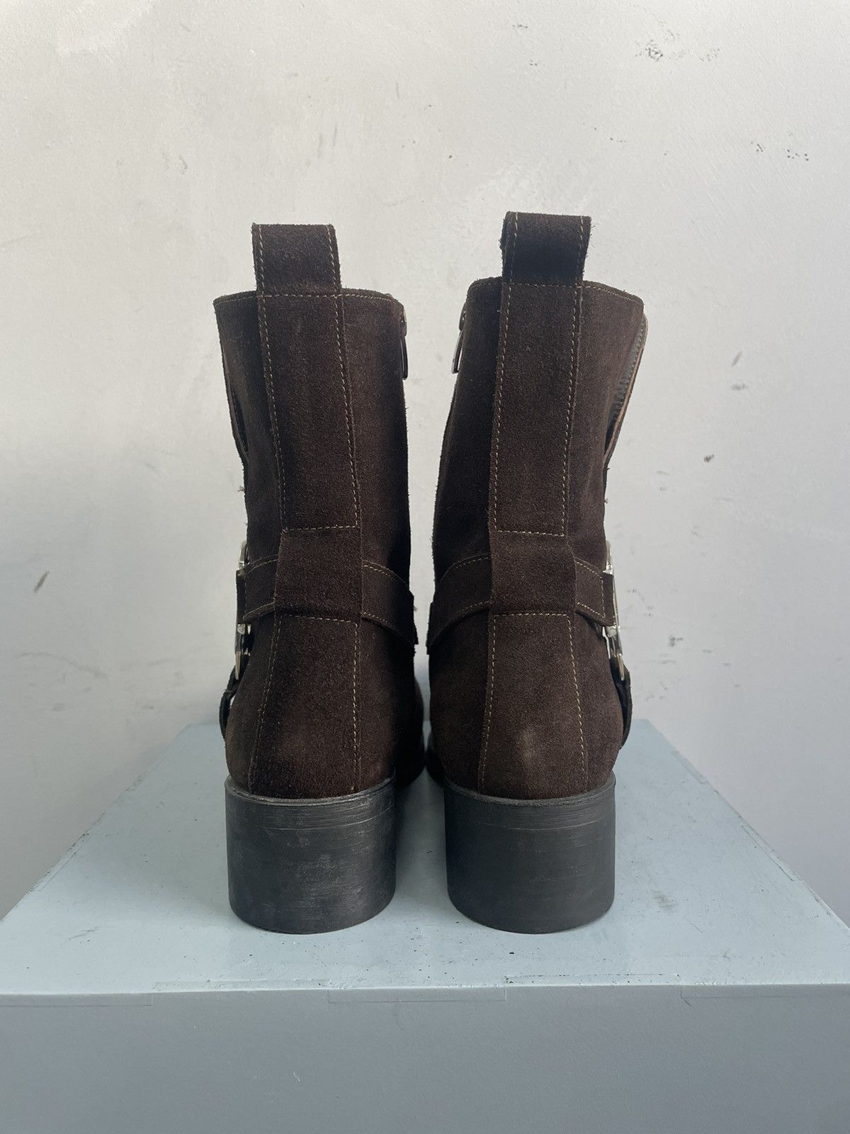 John Galliano John Galliano suede ankle archive boots avant garde Size US 8 / EU 41 - 10 Thumbnail
