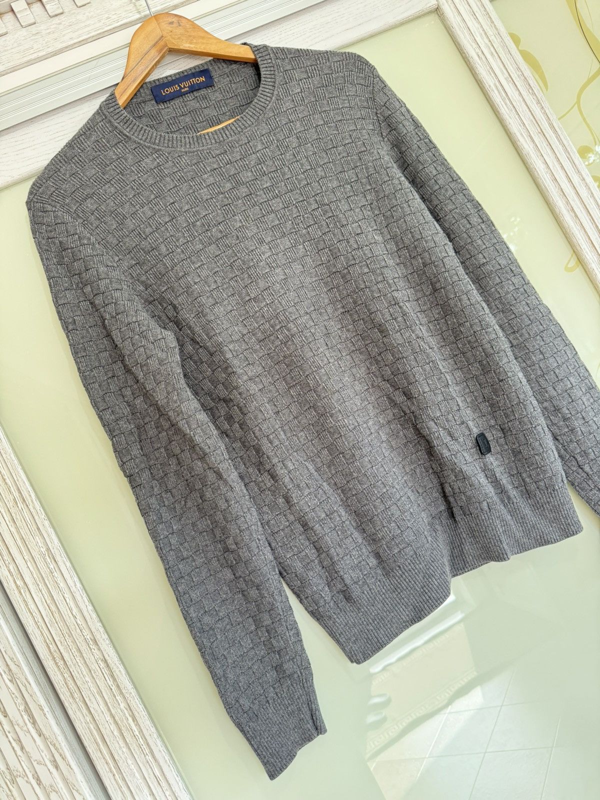 Louis Vuitton Louis Vuitton Damier Crew Neck Sweater LV Monogram Sweater Size US S / EU 44-46 / 1 - 4 Thumbnail