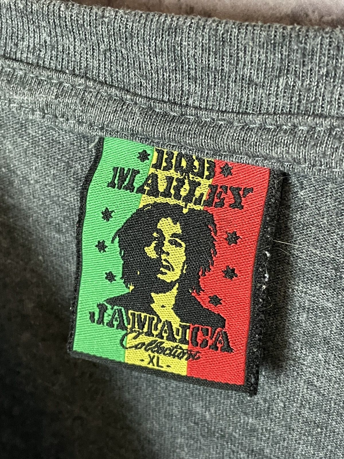 Band Tees × Bob Marley × Vintage Bob Marley Jamaica Collection Smoking T-Shirt Y2K Reggae Size US XL / EU 56 / 4 - 8 Thumbnail