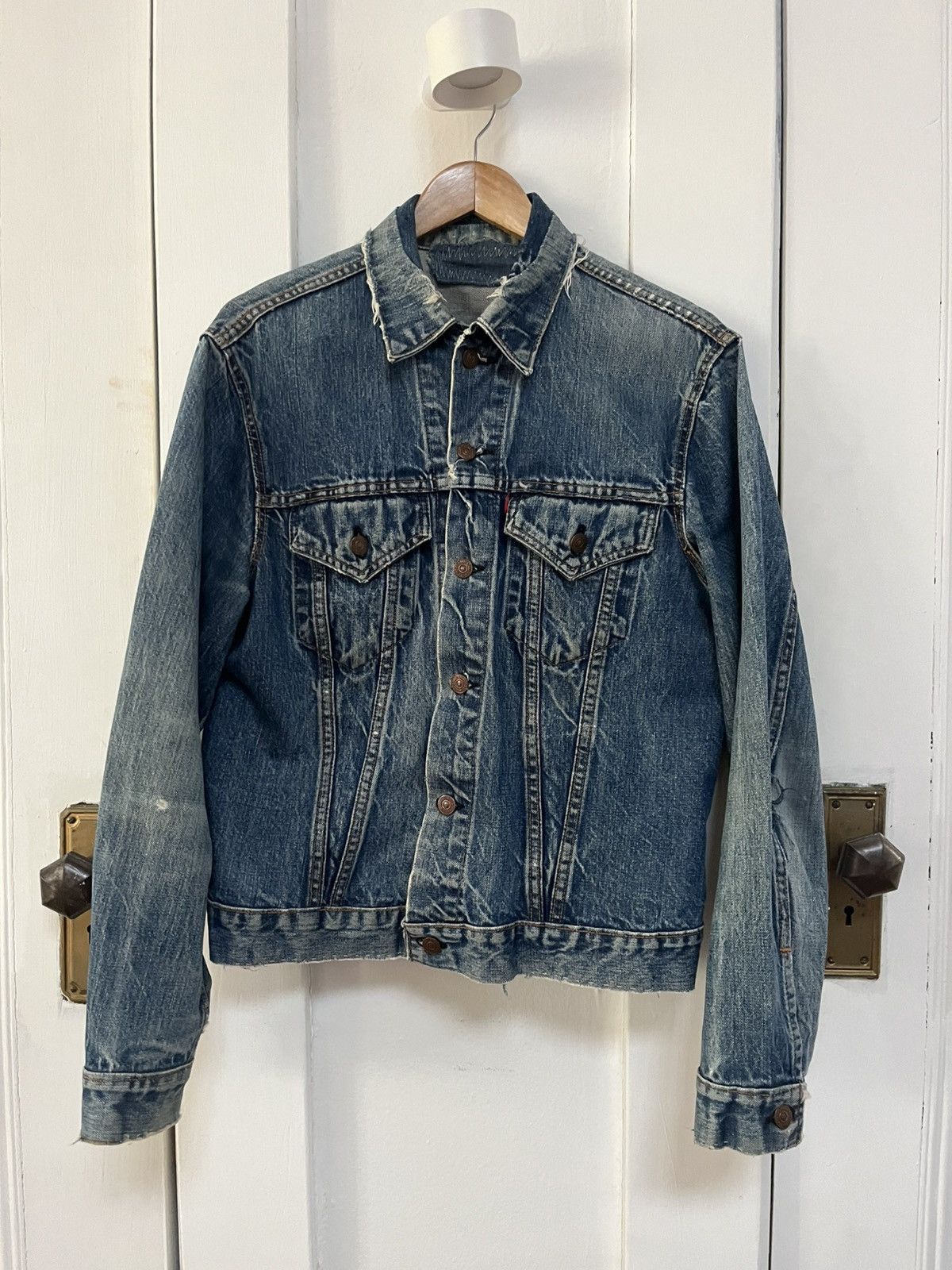 1970’s Vintage Levi’s Patch Distressed Denim Jacket