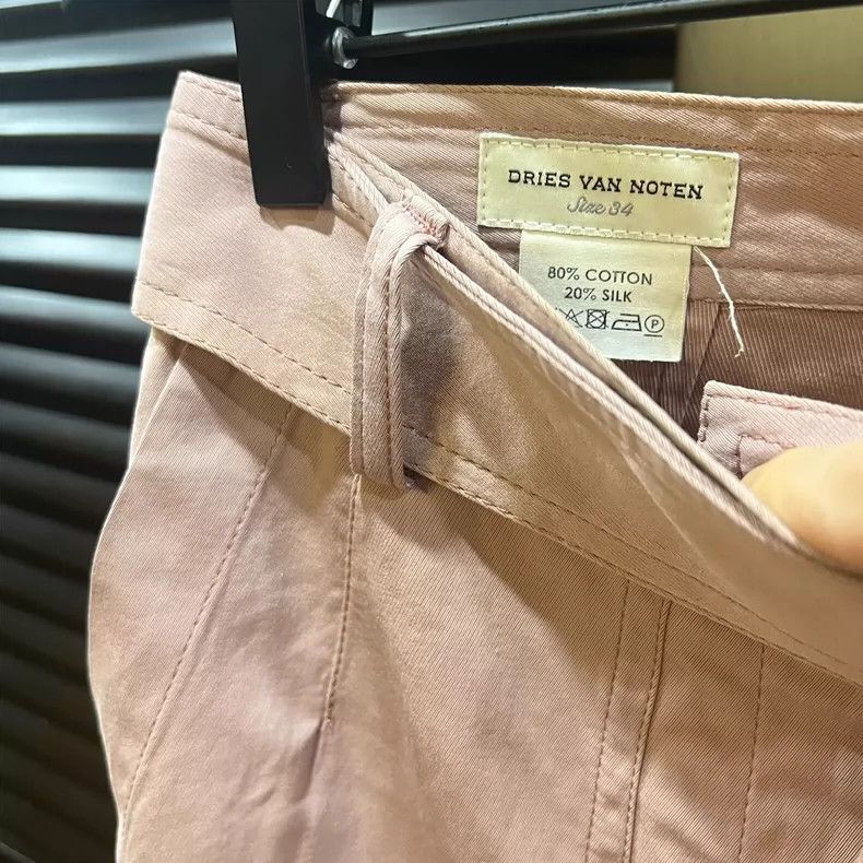 Dries Van Noten Dries van noten Pink slacks 2502-Nextarrow Size US 34 / EU 50 - 3 Thumbnail