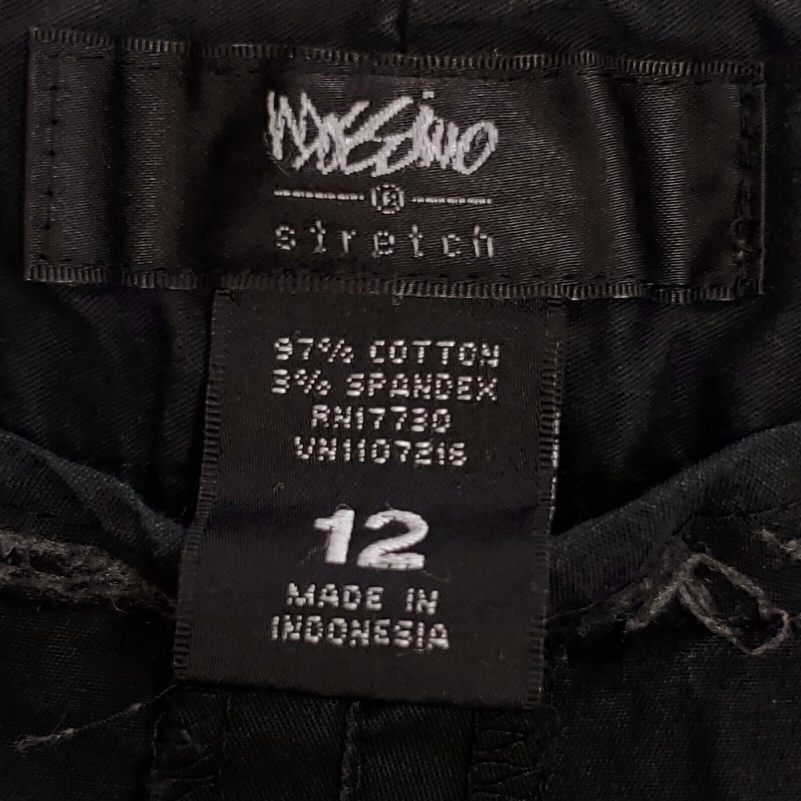 Mossimo Mossimo Stretch Chino Short Shorts Womens Size 12 Black Size 36" / US 14 / IT 50 - 3 Thumbnail
