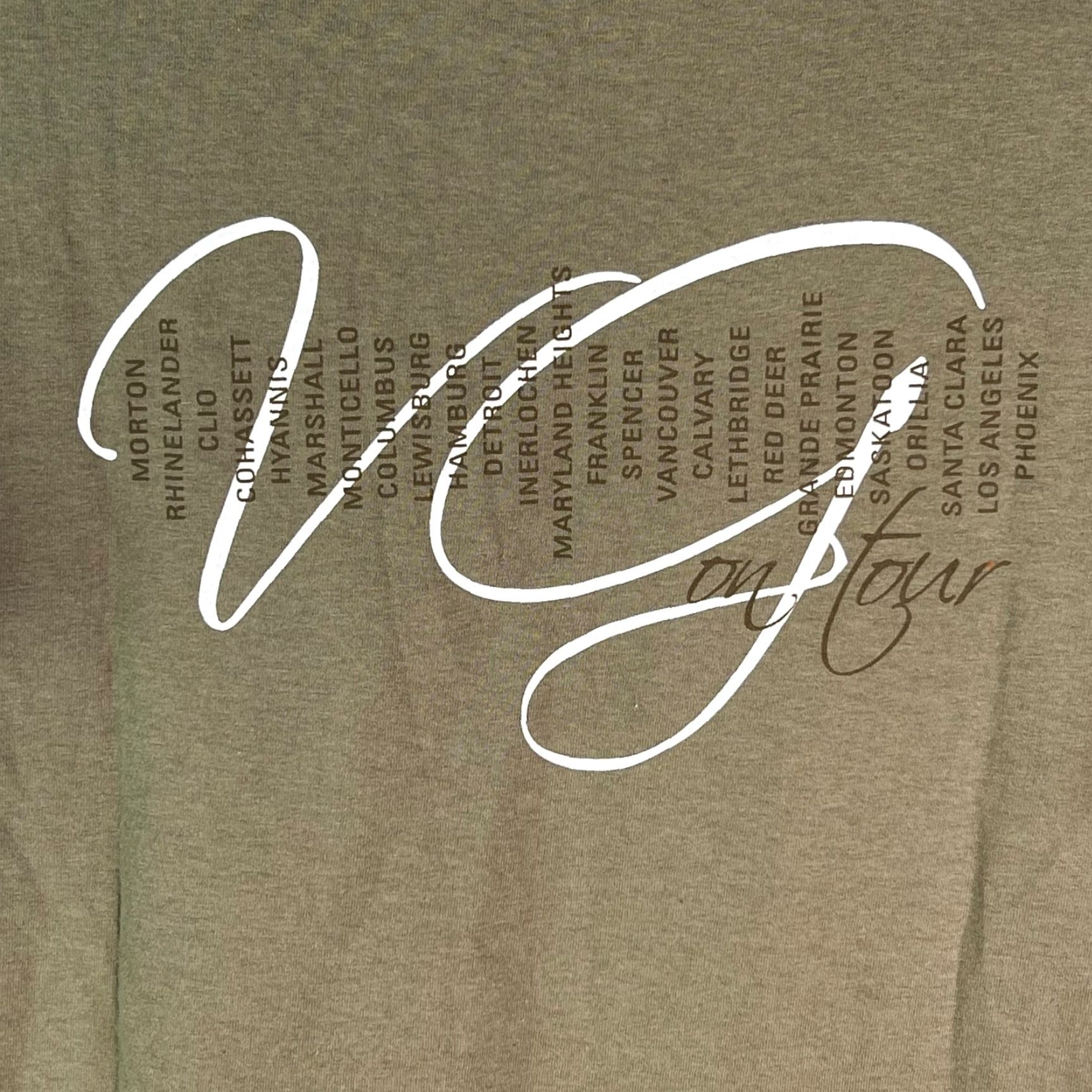 Gildan VTG Vince Gill 90's Tour Shirt Gildan Mens Tan T Shirt Size M Size US L / EU 52-54 / 3 - 4 Thumbnail