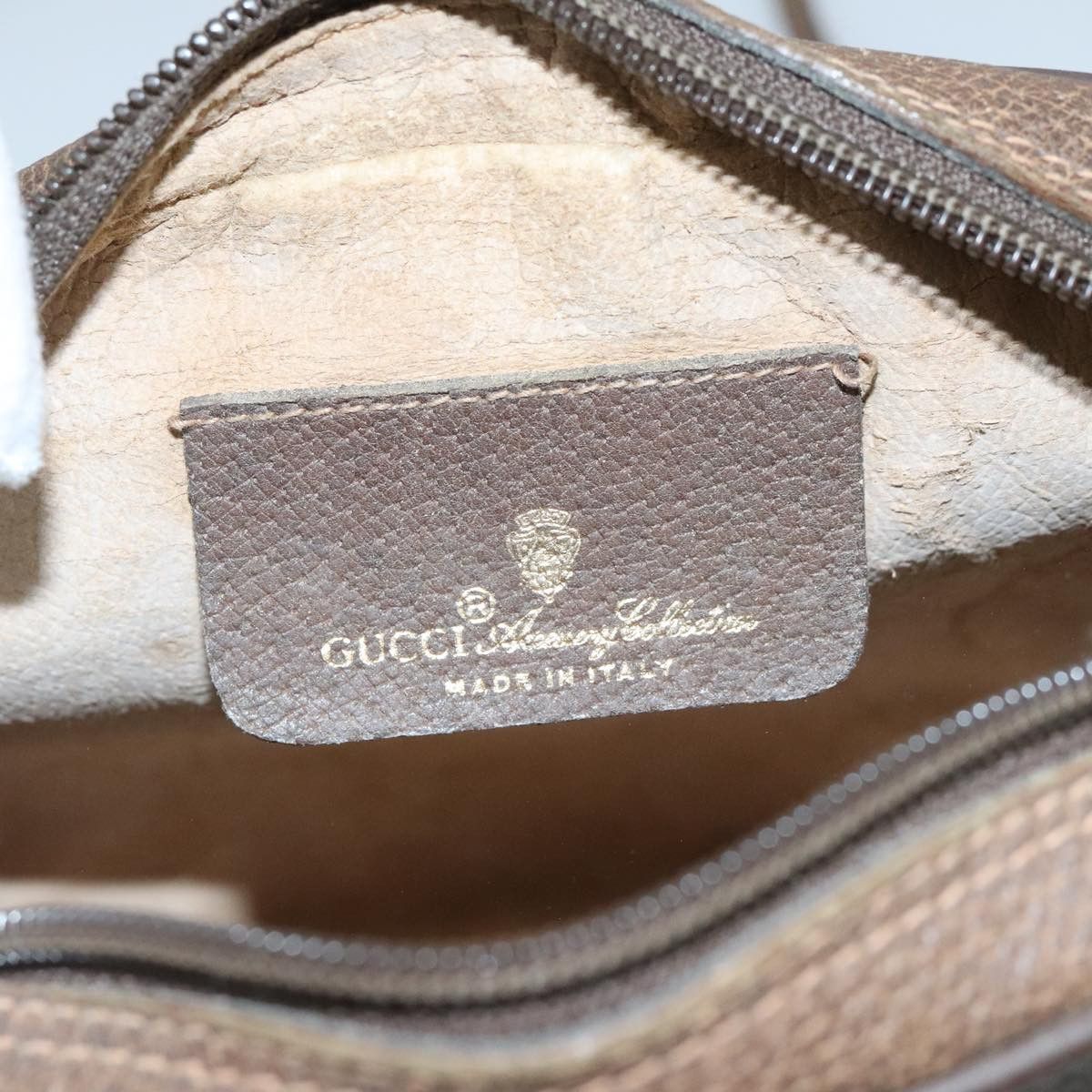 Gucci GUCCI GG Supreme Web Sherry Line Shoulder Bag Pvc Beige 89 Size ONE SIZE - 16 Thumbnail