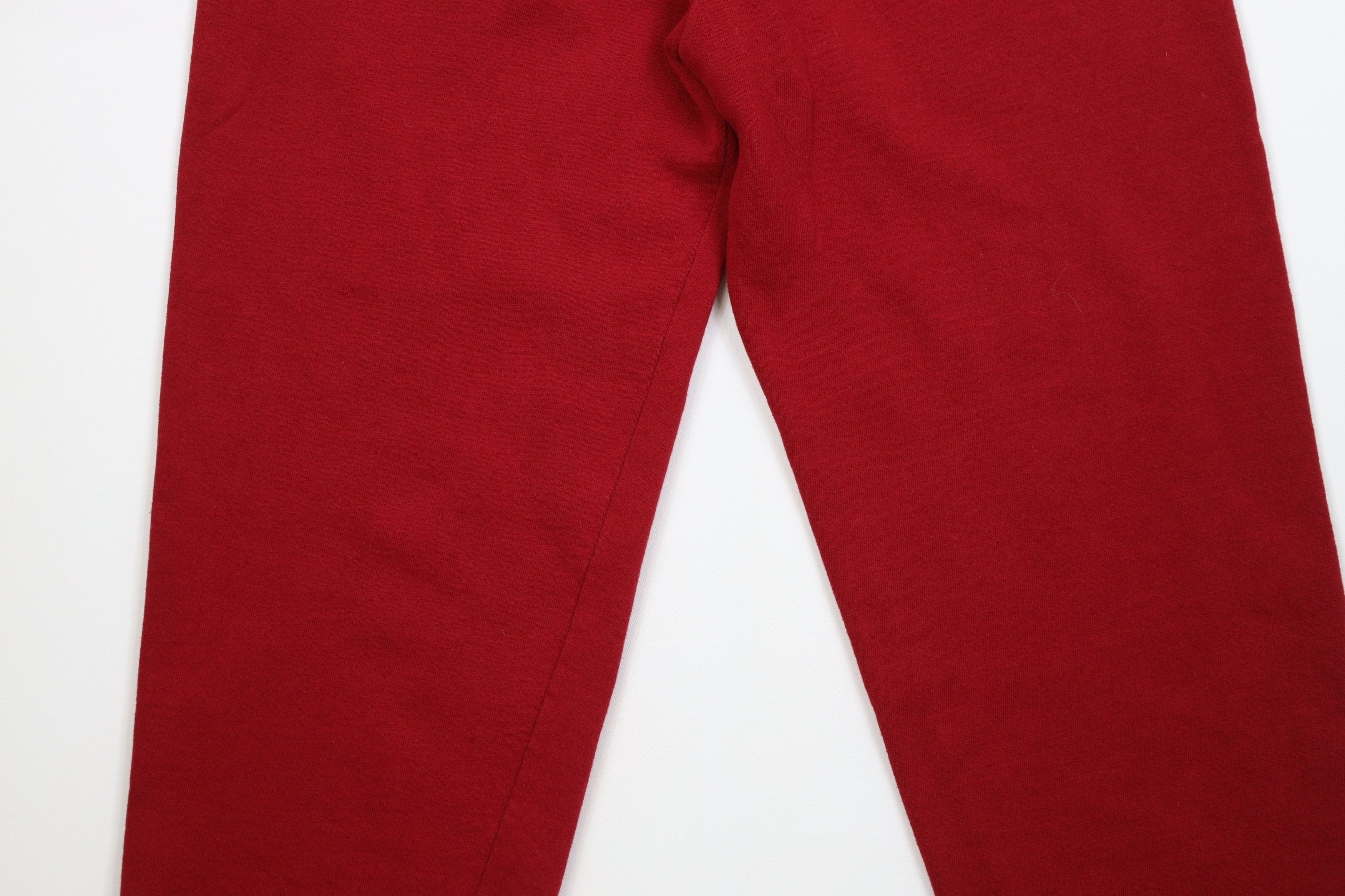Vintage Vintage 90s Streetwear Sweatpants Joggers Pants Red USA Size US 38 / EU 54 - 10 Thumbnail