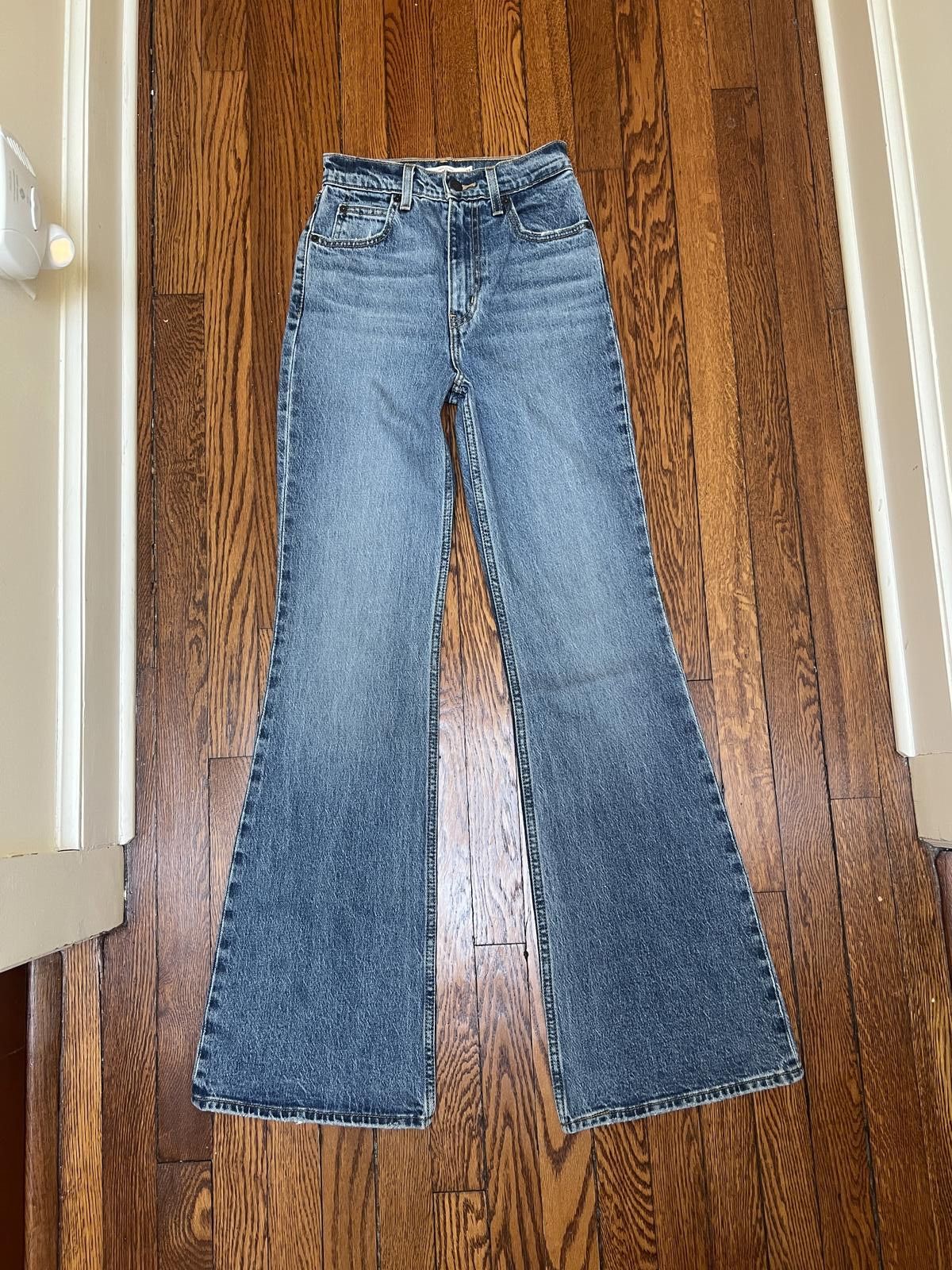 Other Levis High Rise Flare - Stone washed Size 23" - 1 Thumbnail