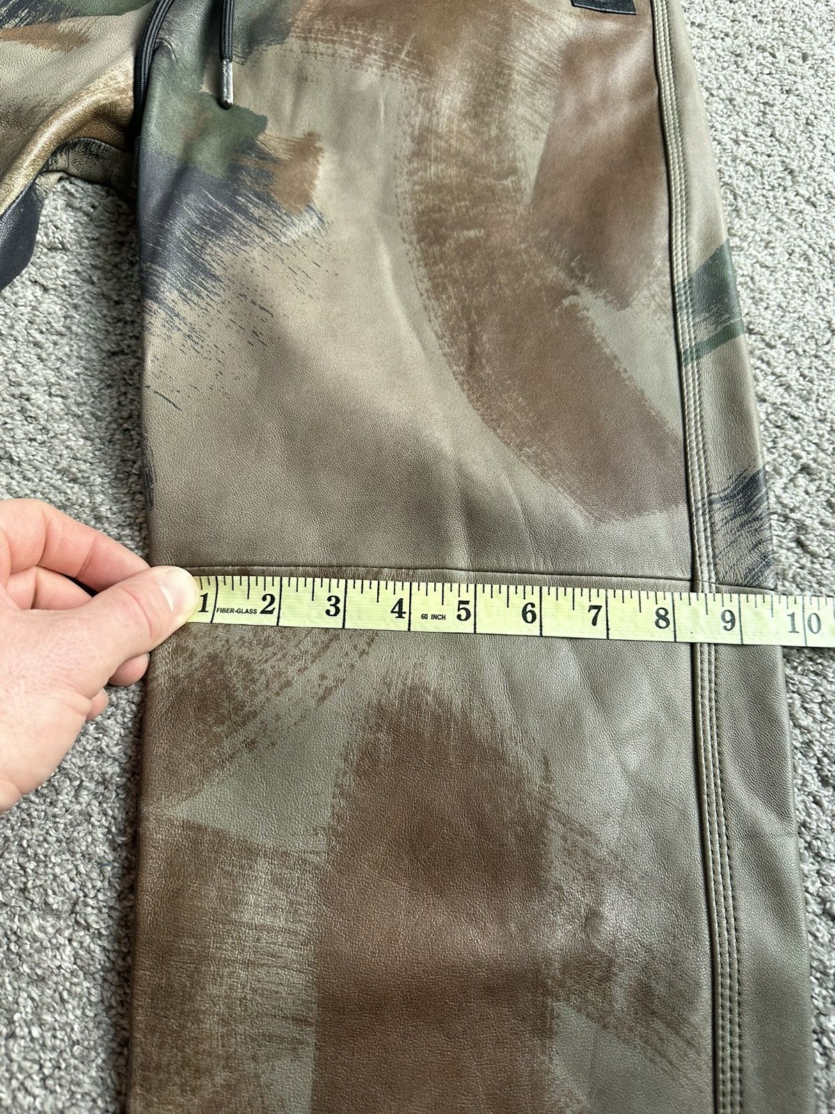 Diesel 🤑🤑🤑 Diesel leather camo sweatpants joggers small jeans pants Size US 30 / EU 46 - 8 Thumbnail