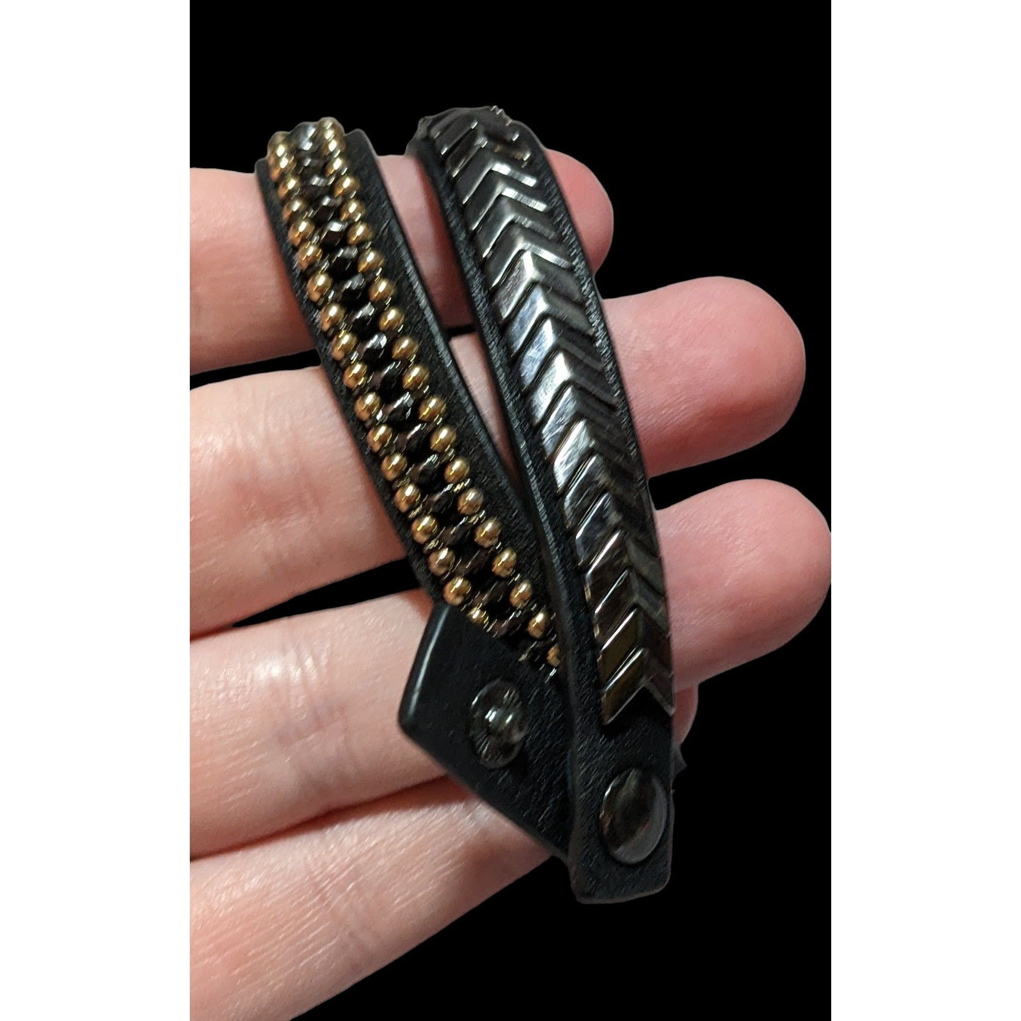 Other Stella & Dot Black Gilded Path Wrap Bracelet Size ONE SIZE - 4 Thumbnail