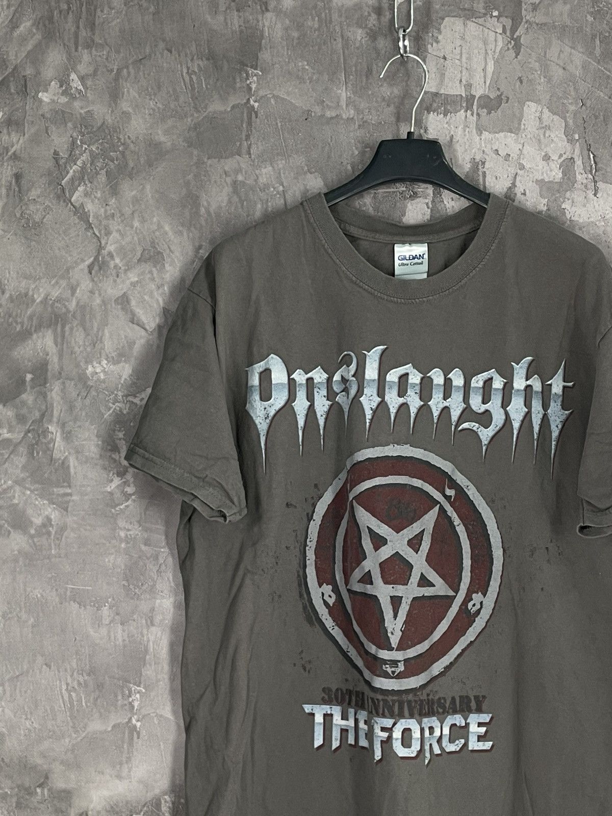 Band Tees × Vintage Vintage hardcore psychedelic rock band Onslaught Tee Size US L / EU 52-54 / 3 - 3 Thumbnail
