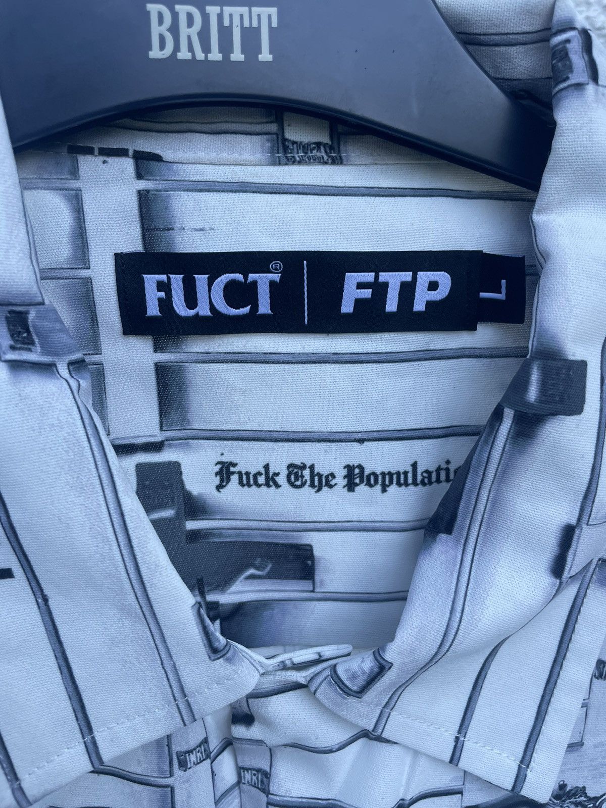 Fuck The Population FTP x Fuct Button up Size US L / EU 52-54 / 3 - 2 Thumbnail