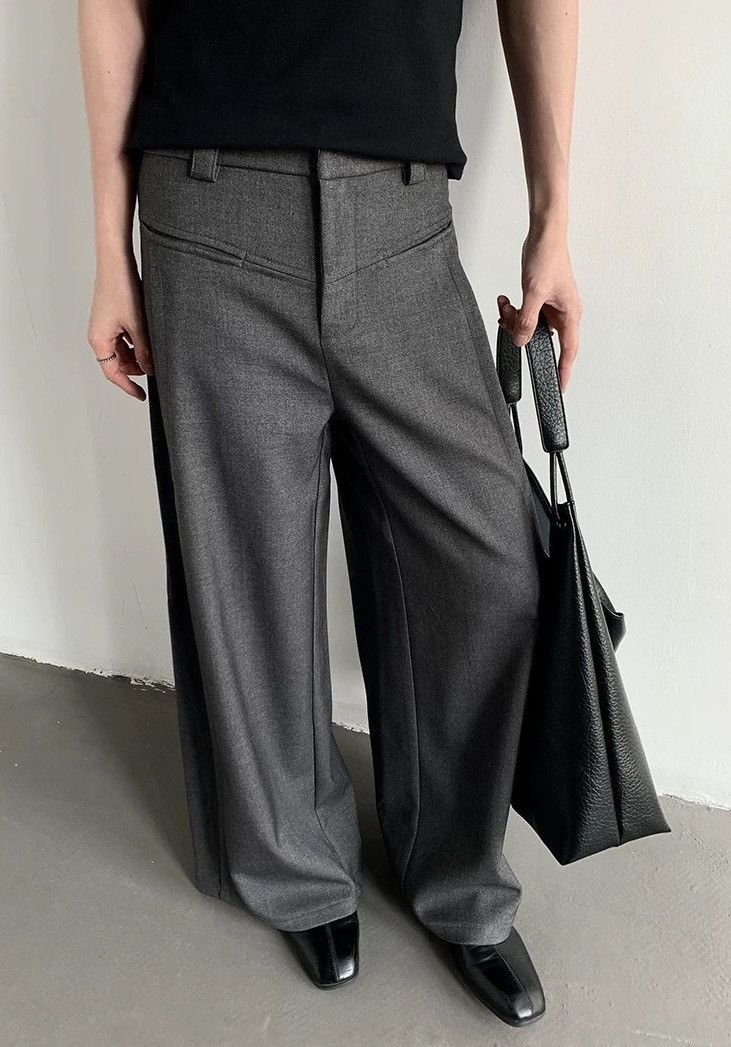 Japanese Brand × Vintage Cleanfit retro casual wide-leg pleated pants Size US 28 / EU 44 - 7 Thumbnail