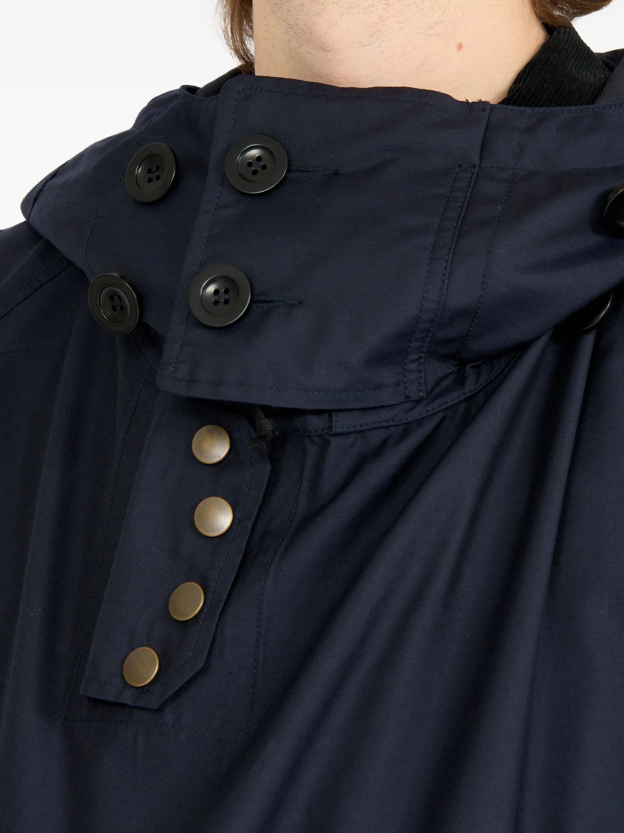 Maison Margiela o1w1db10526 Wind-proof Sports Jacket in Navy Blue Size US S / EU 44-46 / 1 - 5 Thumbnail