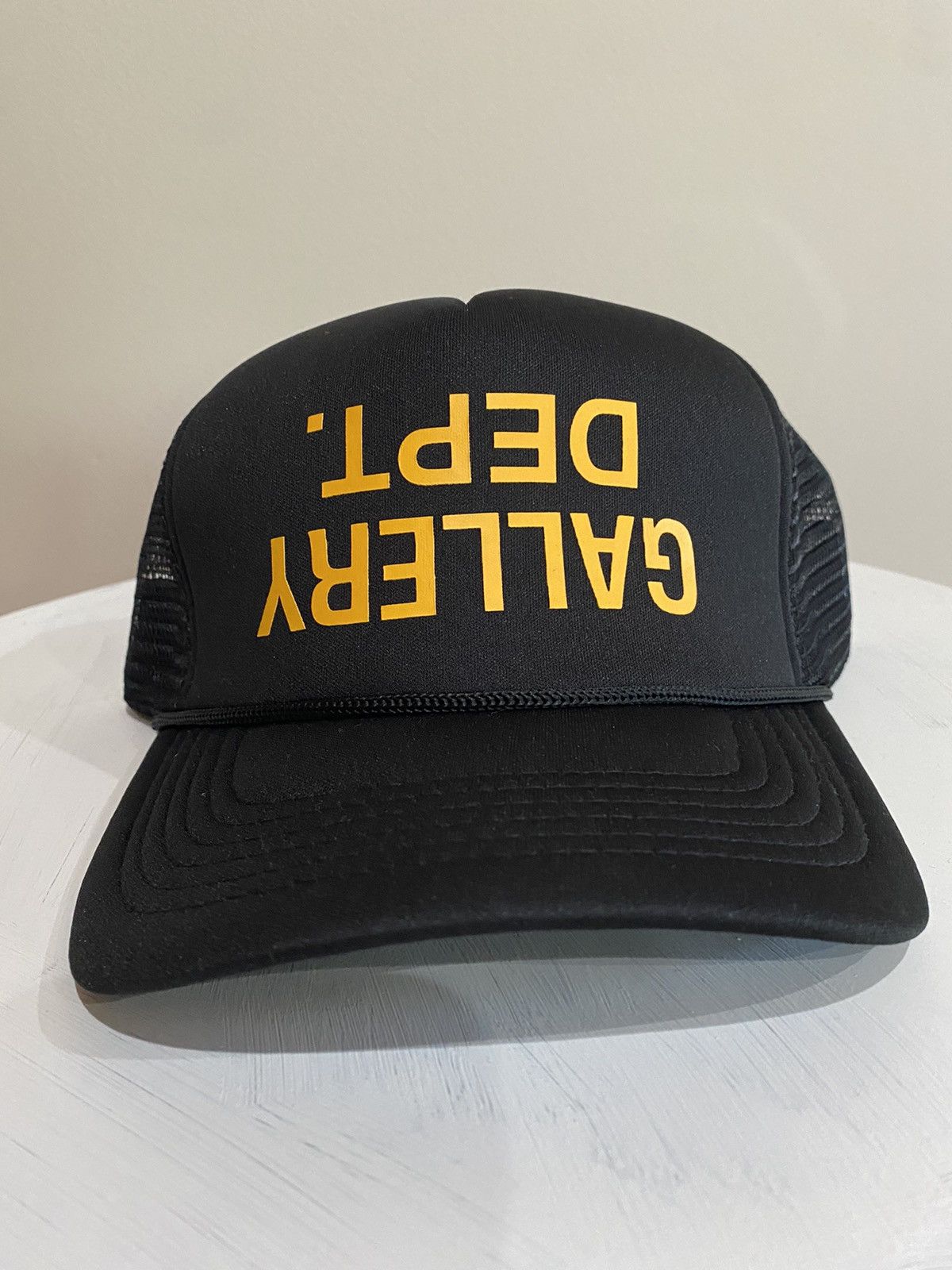 image of Gallery Dept. “Fucked Up” Trucker in Black, Men's