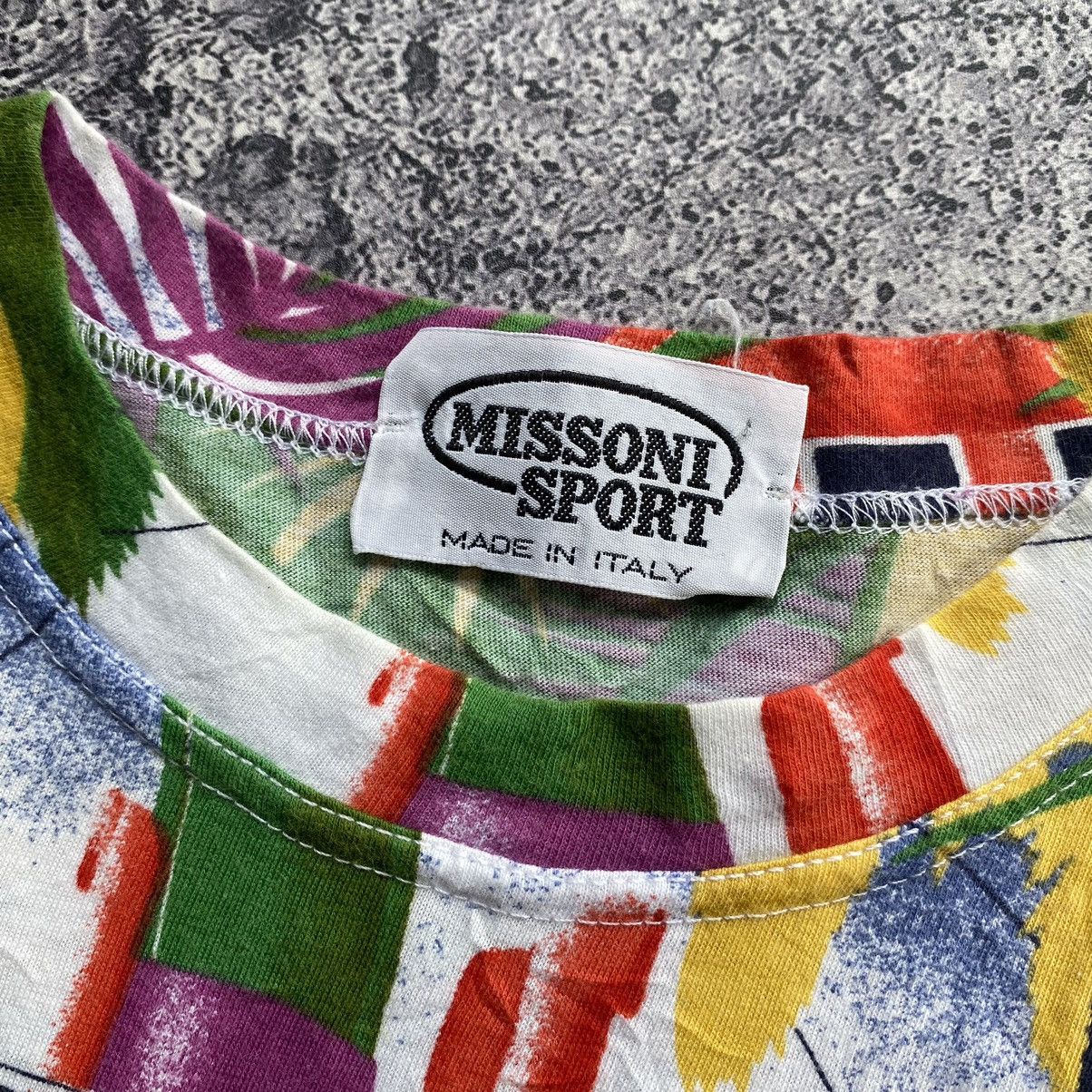Missoni Rare💥 MISSONI SPORT Floral Vintage Tshirt Size US S / EU 44-46 / 1 - 3 Thumbnail
