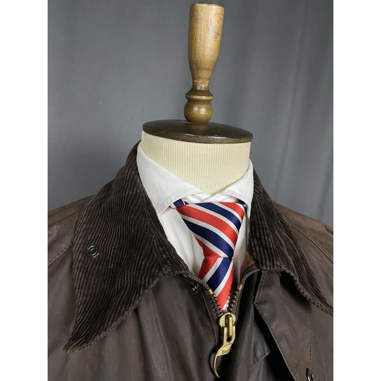 Barbour Barbour Beaufort Men's Brown Waxed Motorcycle Jacket Size L- Size US L / EU 52-54 / 3 - 7 Thumbnail