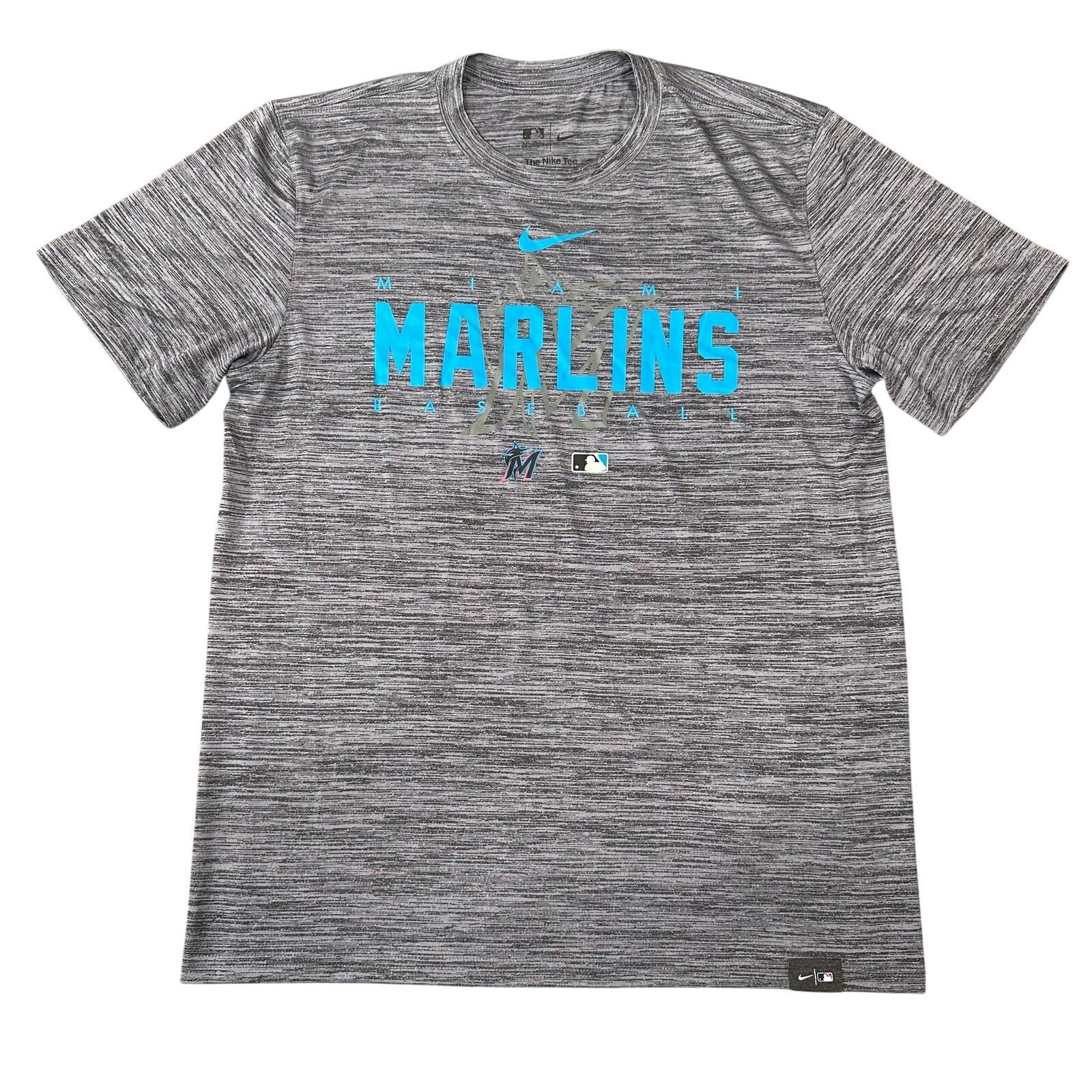Nike Nike Miami Marlins Authentic Collection Performance T-Shirt Size US M / EU 48-50 / 2 - 2 Thumbnail