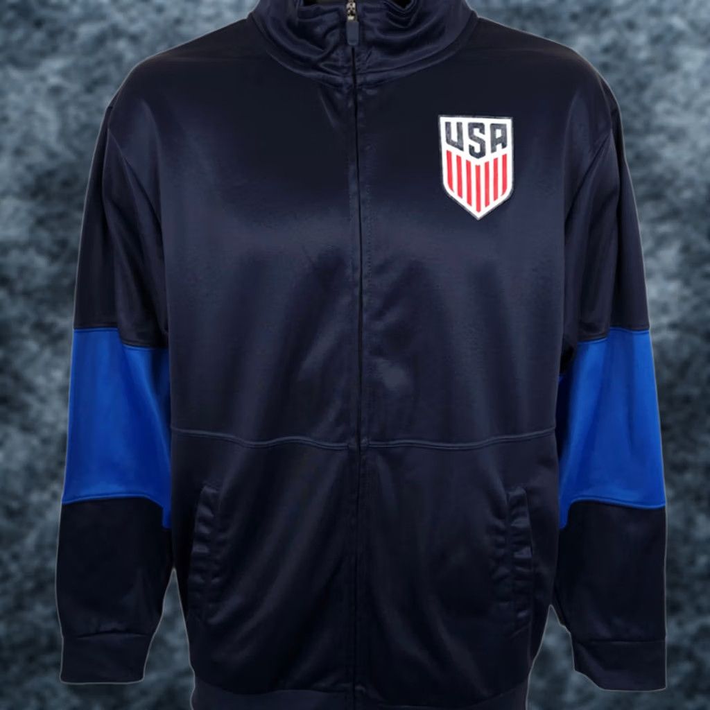Vintage United States Soccer Jacket Mens Size Small Blue Team USA Size US S / EU 44-46 / 1 - 1 Thumbnail
