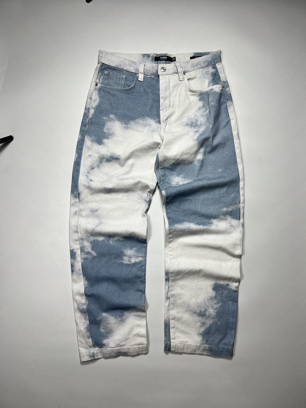 Jaded London Jaded London Skate Baggy Sky Art Denim Jeans Japan Style Size US 32 / EU 48 - 6 Thumbnail