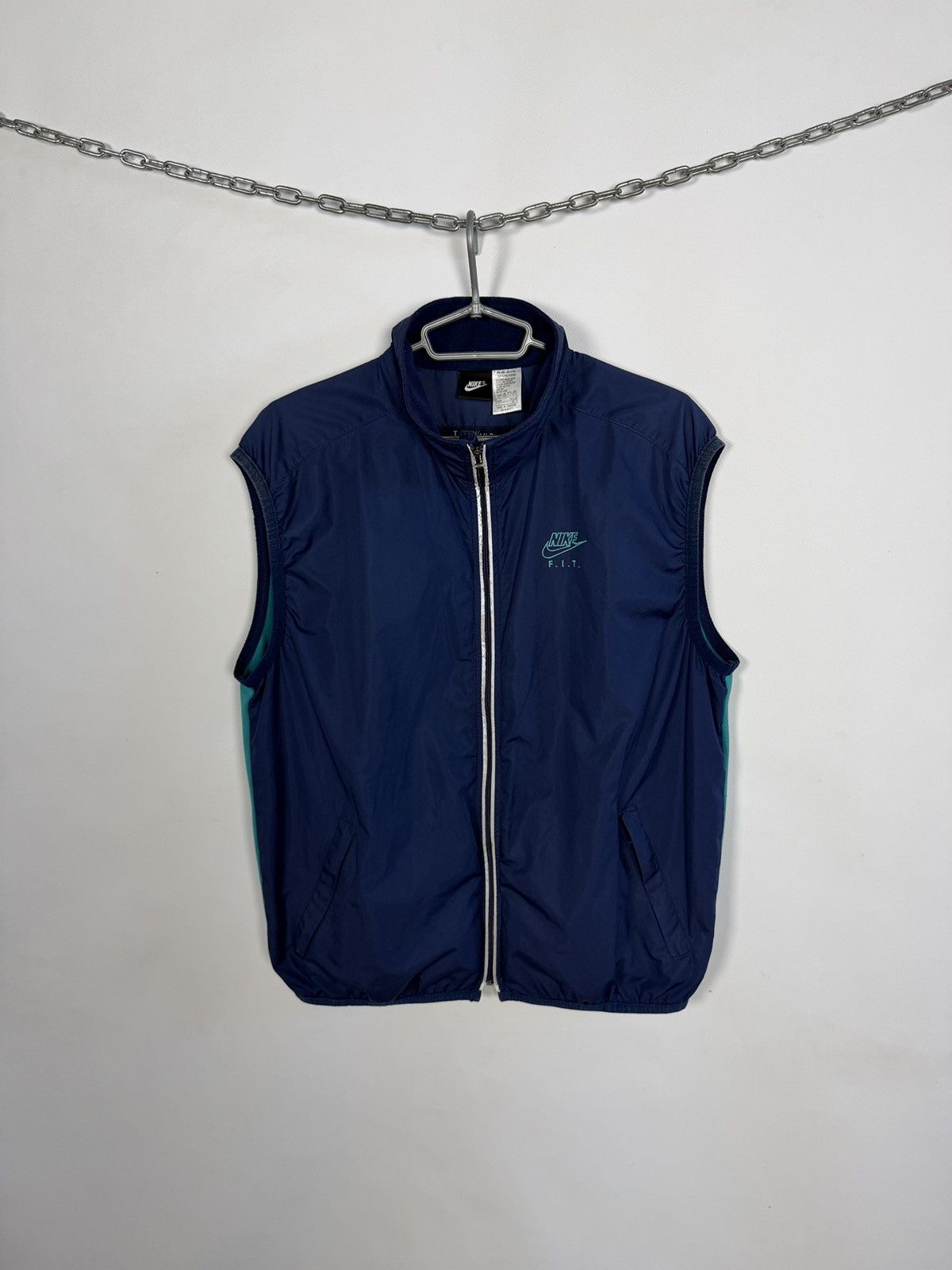 Nike Nike FIT Full Zip Vest Vintage 90s Tail Wind Run Size L Size US L / EU 52-54 / 3 - 1 Thumbnail