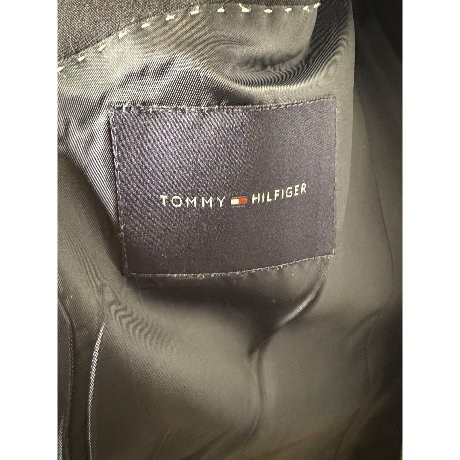 Tommy Hilfiger Tommy Hilfiger Blazer Men’s 44XL Navy Blue Sport Coat Jacket Size 44L - 7 Thumbnail