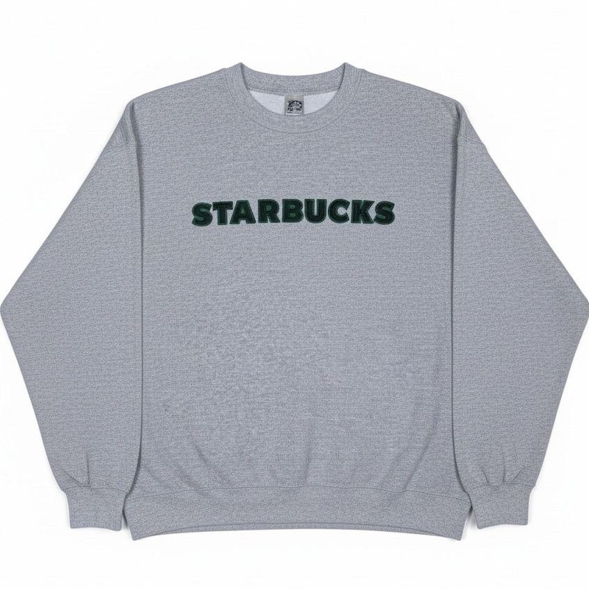 Gildan Starbucks Sweatshirt Crewneck Employee Coffee Logo Gray Size US L / EU 52-54 / 3 - 1 Thumbnail
