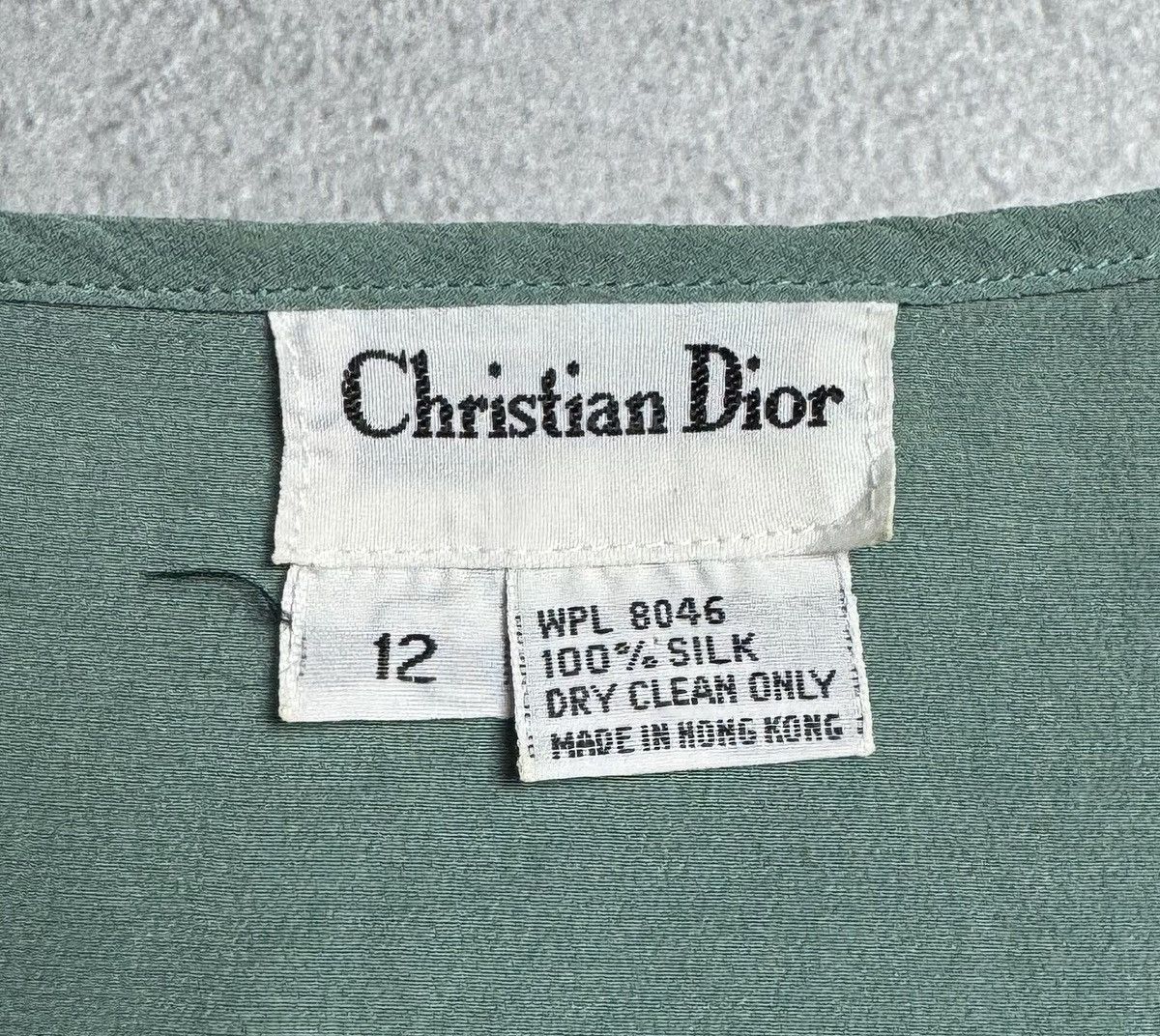 Dior Christian Dior Vintage Women’s Silk Tank Top size 12 Size L / US 10 / IT 46 - 6 Thumbnail