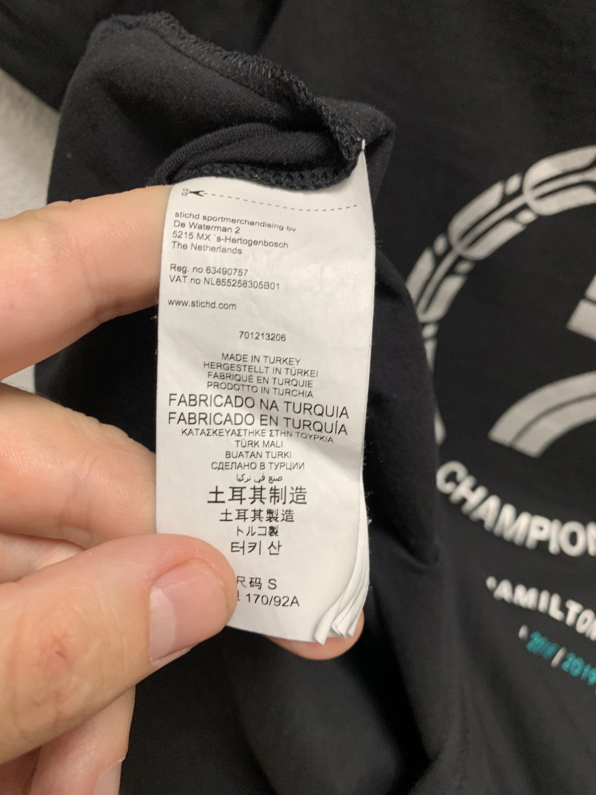 Mercedes-Benz Mercedes Benz Petronas black t-shirt S sz Tommy Hilfiger Size US S / EU 44-46 / 1 - 6 Thumbnail