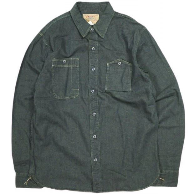 Ralph Lauren Ralph Lauren RRL Indigo Denim Cotton Linen Shirt Denim Tops 782959630001 DUTY FREE for USA Size ONE SIZE - 1 Thumbnail
