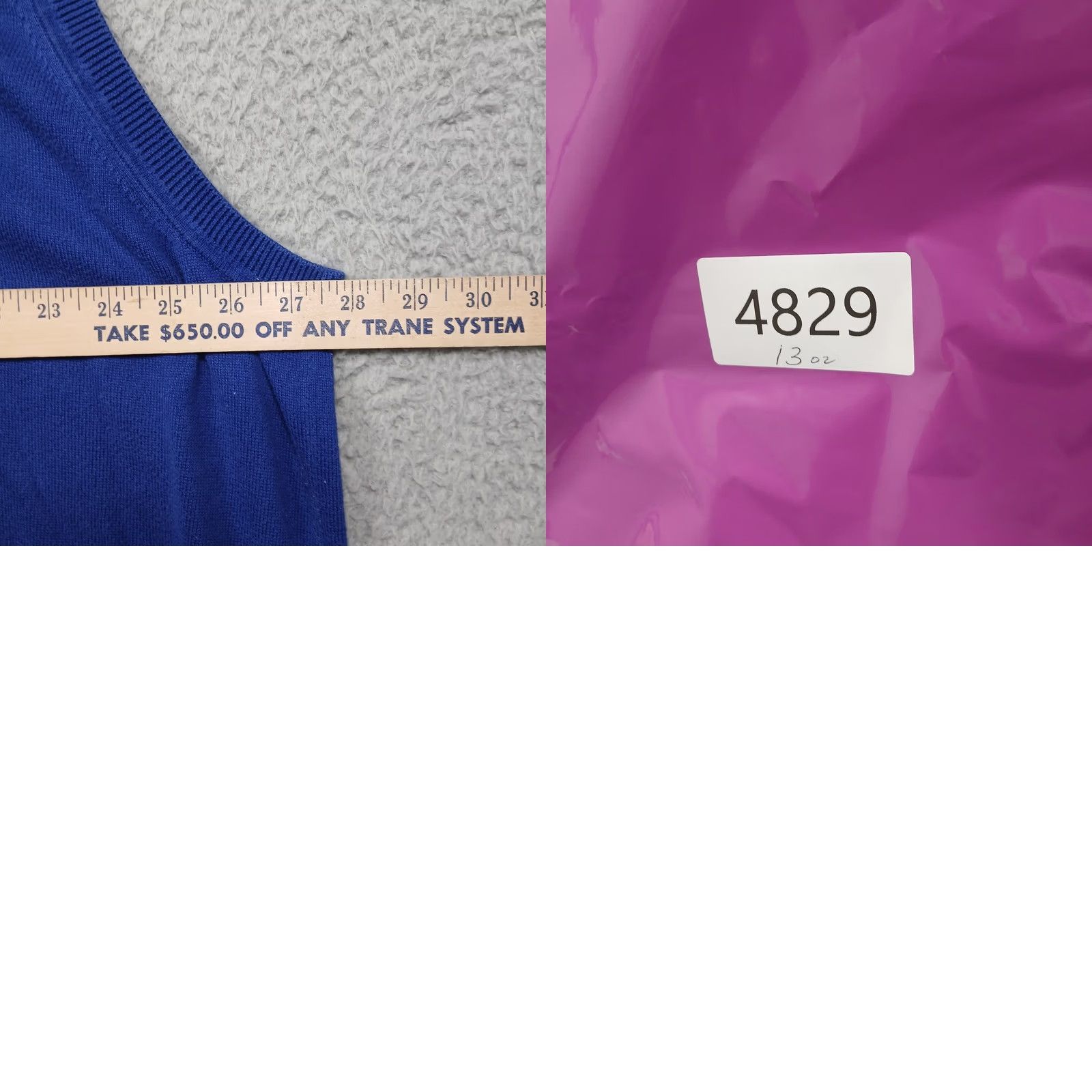 Lacoste Lacoste Sweater Vest Men 11R Blue Cotton V-Neck Croc Logo Vest Knit Sleeveless Golf Adults Mens Size US L / EU 52-54 / 3 - 8 Thumbnail