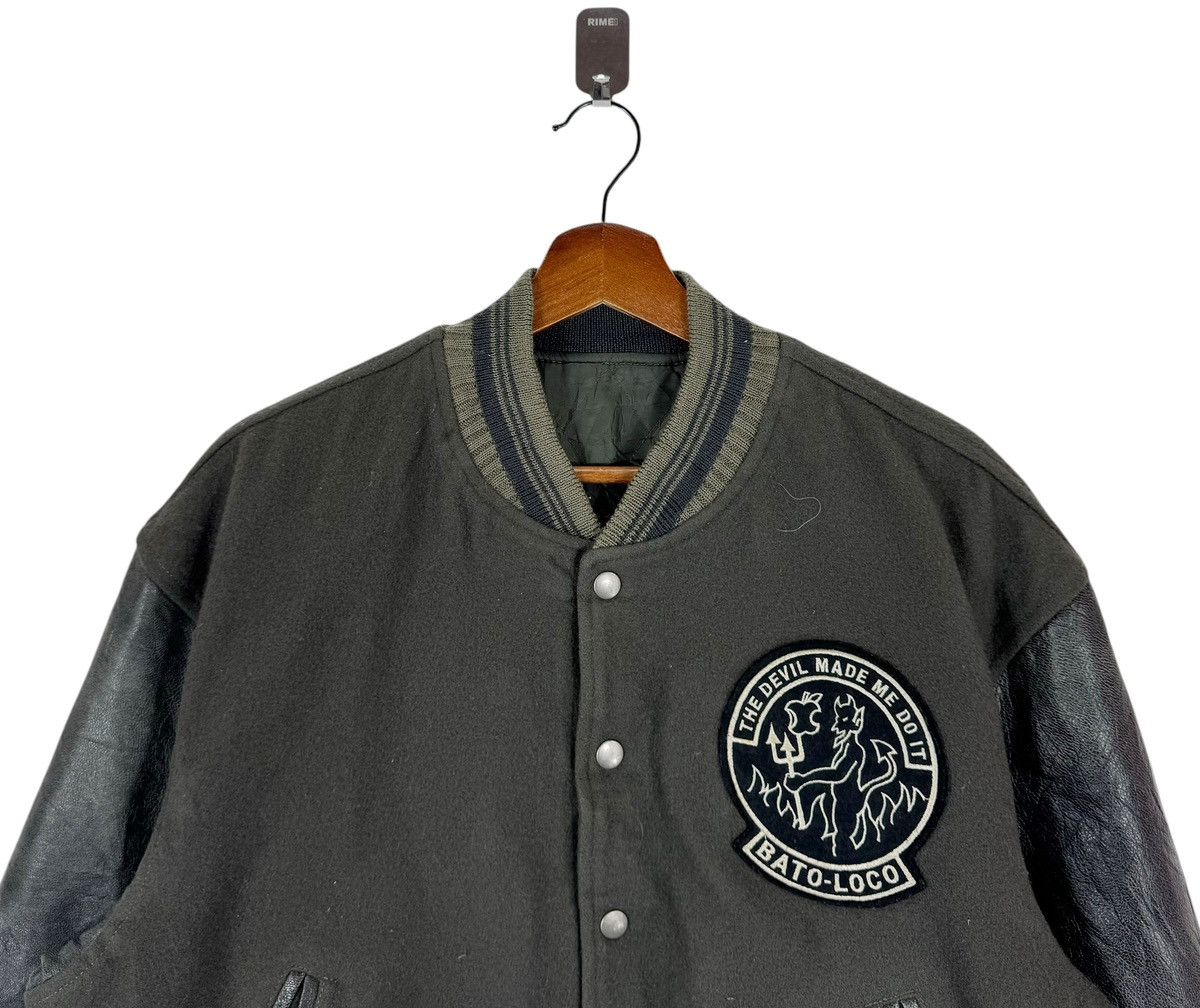 Vintage VINTAGE BATO LOCO STREETWEAR VARSITY WOOL LEATHER JACKET Size US M / EU 48-50 / 2 - 4 Thumbnail