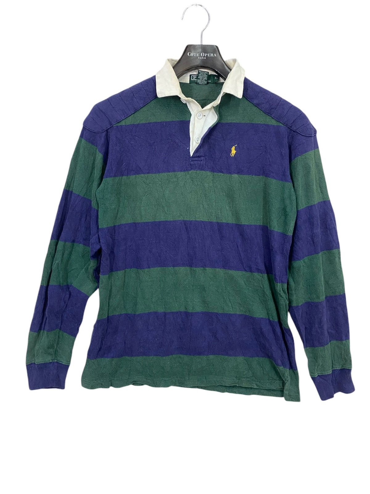 Polo Ralph Lauren × Vintage 80s vintage Polo Ralph Lauren rugby very rare Size US XL / EU 56 / 4 - 1 Thumbnail